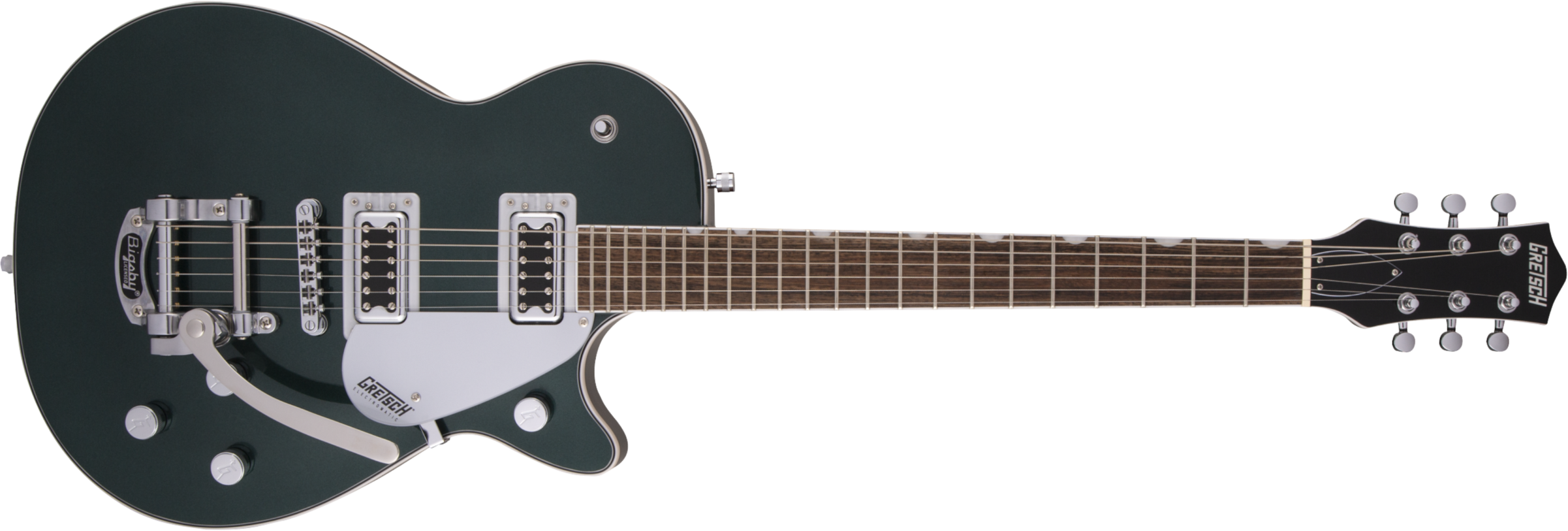 Gretsch G5230t Electromatic Jet Ft Single-cut Bigsby 2h Trem Lau - Cadillac Green - Enkel gesneden elektrische gitaar - Main picture