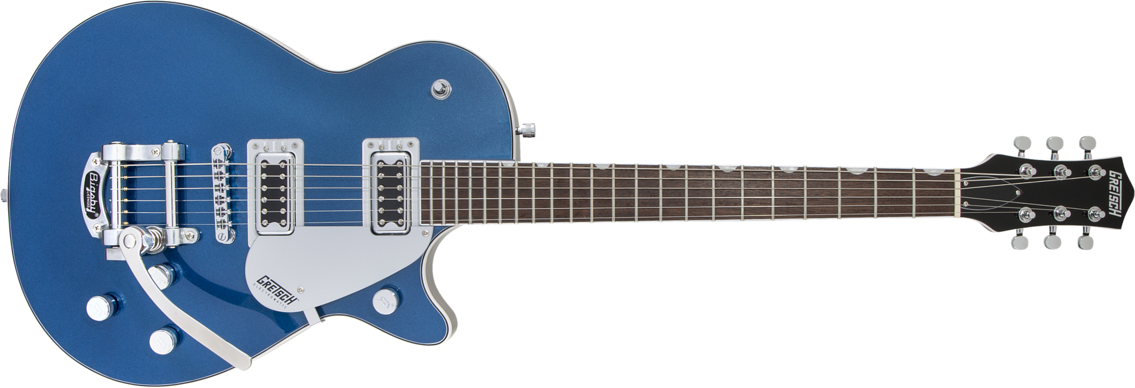Gretsch G5230t Electromatic Jet Ft Single-cut Bigsby Hh Trem Wal - Aleutian Blue - Enkel gesneden elektrische gitaar - Main picture