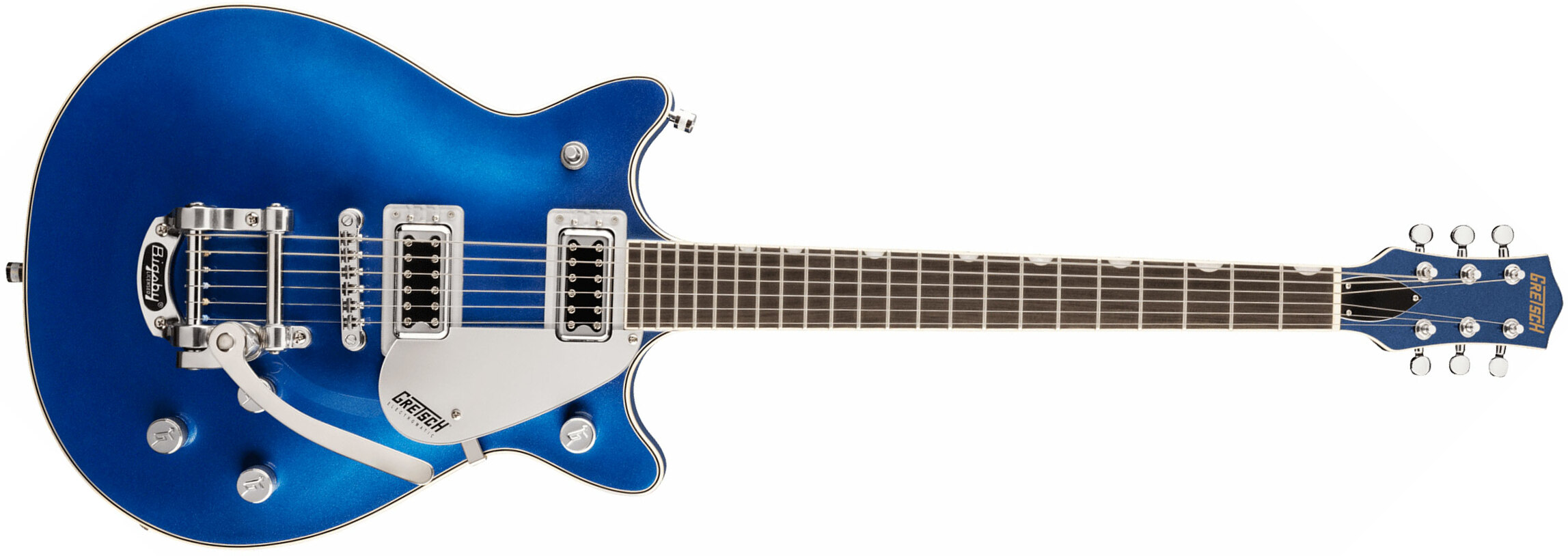 Gretsch G5232t Electromatic Double Jet Ft 2h Bigsby Lau - Fairlane Blue - Guitarra eléctrica de doble corte. - Main picture