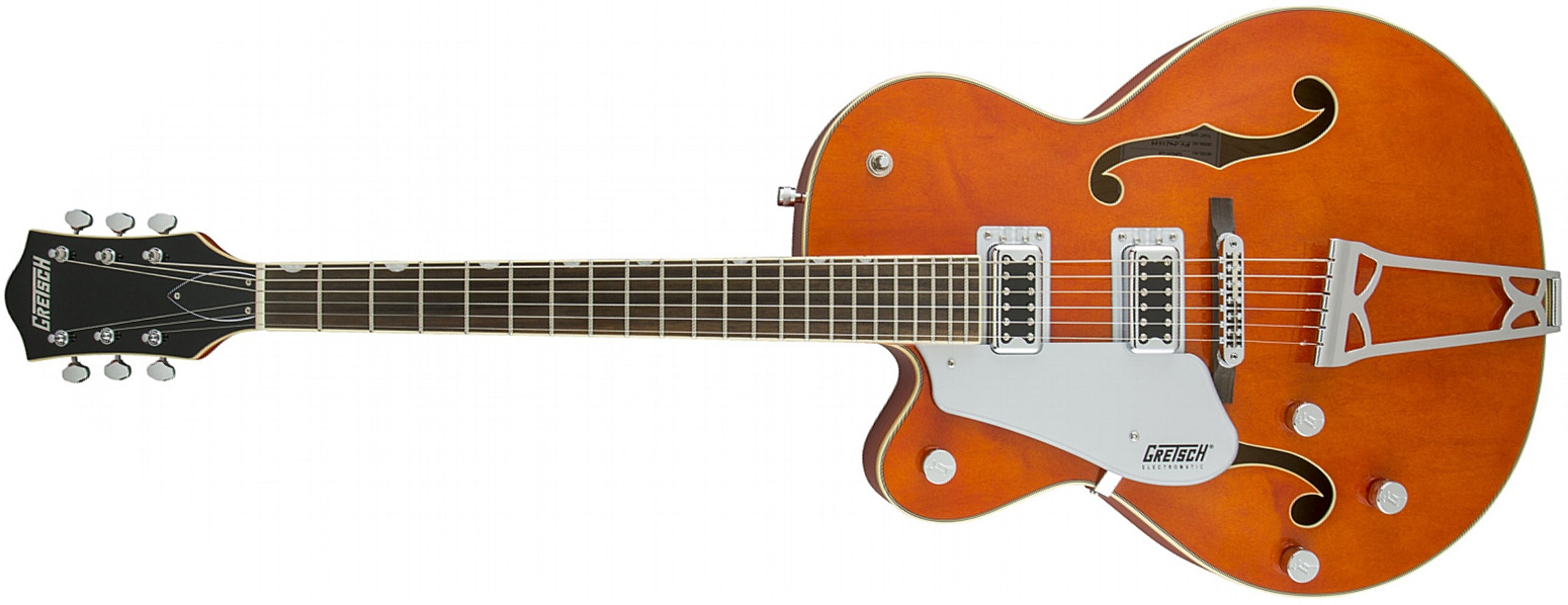 Gretsch G5420lh Electromatic Hollow Body Gaucher 2016 - Orange Stain - Linkshandige elektrische gitaar - Main picture