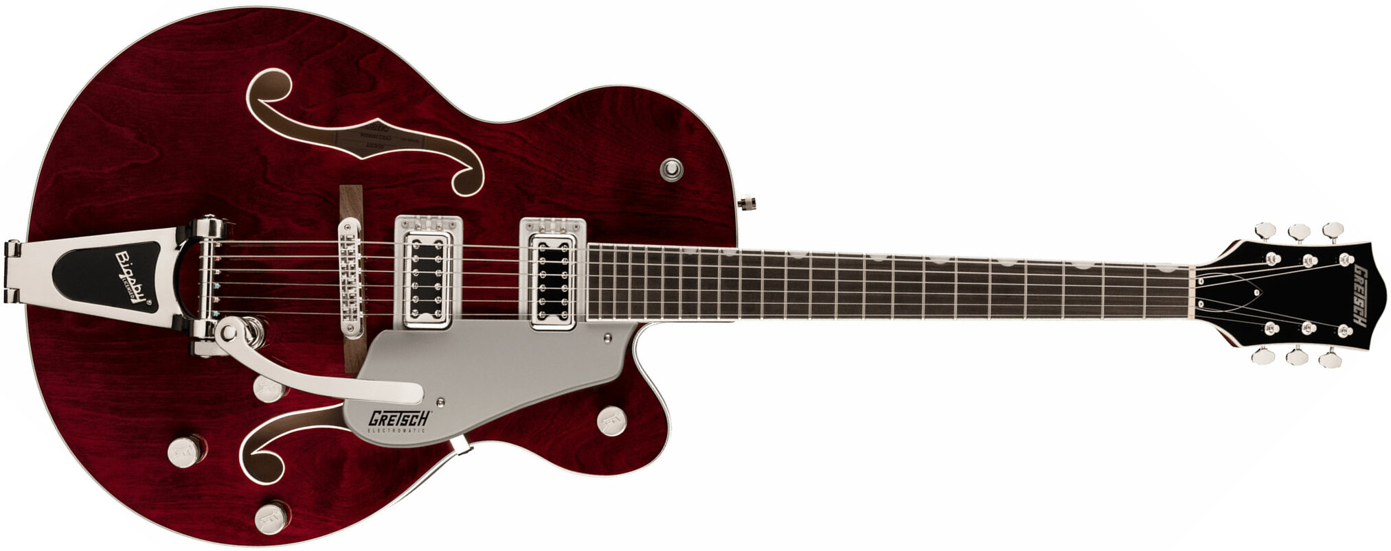 Gretsch G5420t Classic Bigsby Electromatic Hollow Body 2h Trem Lau - Walnut Stain - Semi hollow elektriche gitaar - Main picture