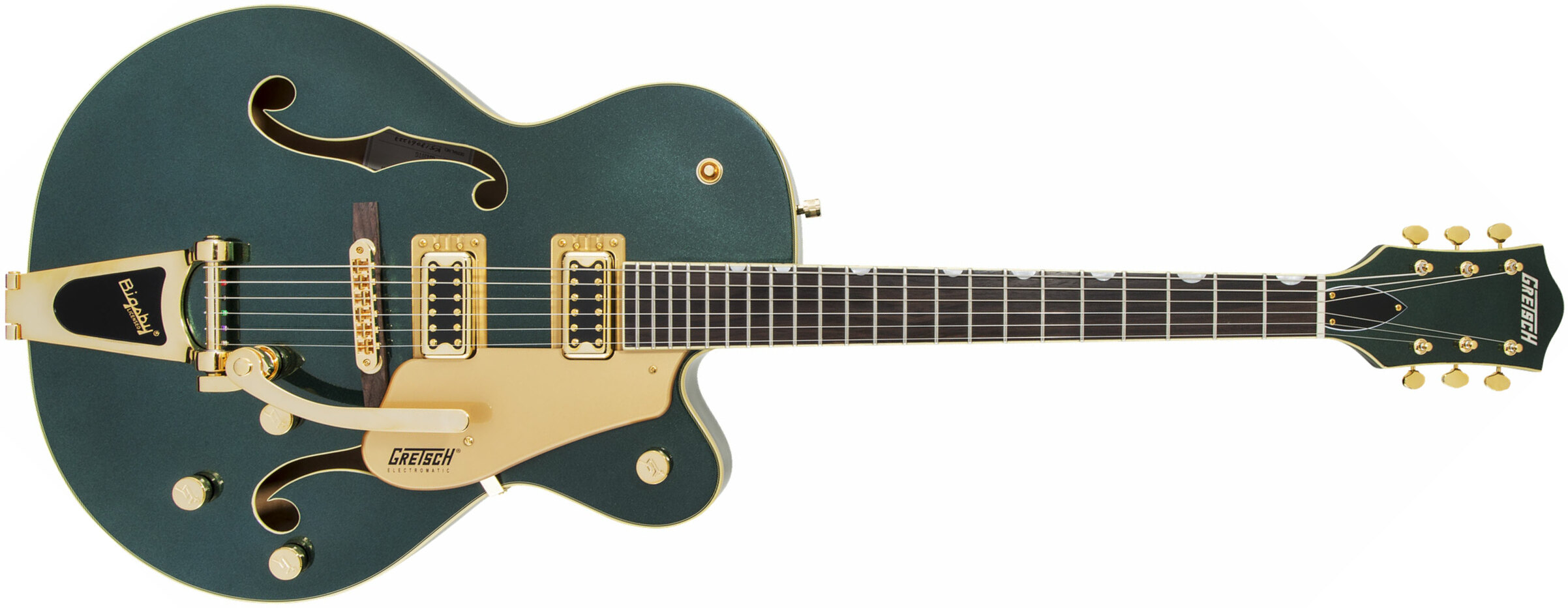 Gretsch G5420tg Electromatic Hollow Body Ltd Bigsby Rw - Cadillac Green - Hollow bodytock elektrische gitaar - Main picture