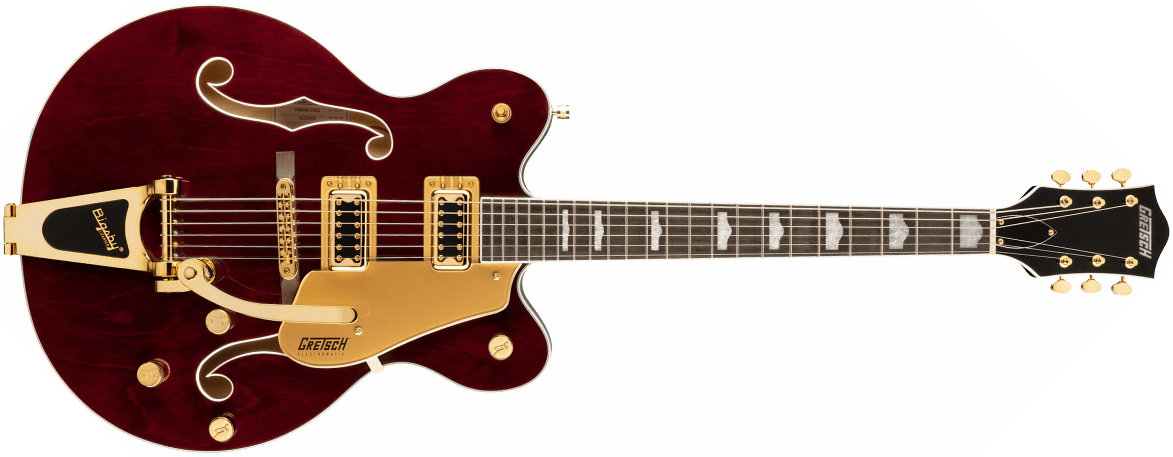 Gretsch G5422tg Electromatic Classic Hollow Body Dc Bigsby Hh Lau - Walnut Stain - Semi hollow elektriche gitaar - Main picture