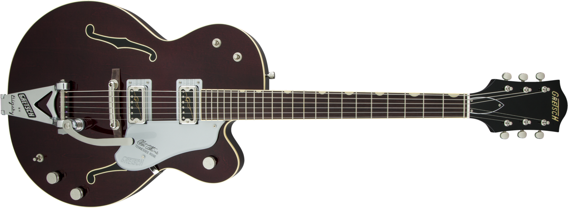 Gretsch G6119t-62vs Chet Atkins Tennessee Rose 2h Trem Rw - Dark Cherry Stain - Semi hollow elektriche gitaar - Main picture