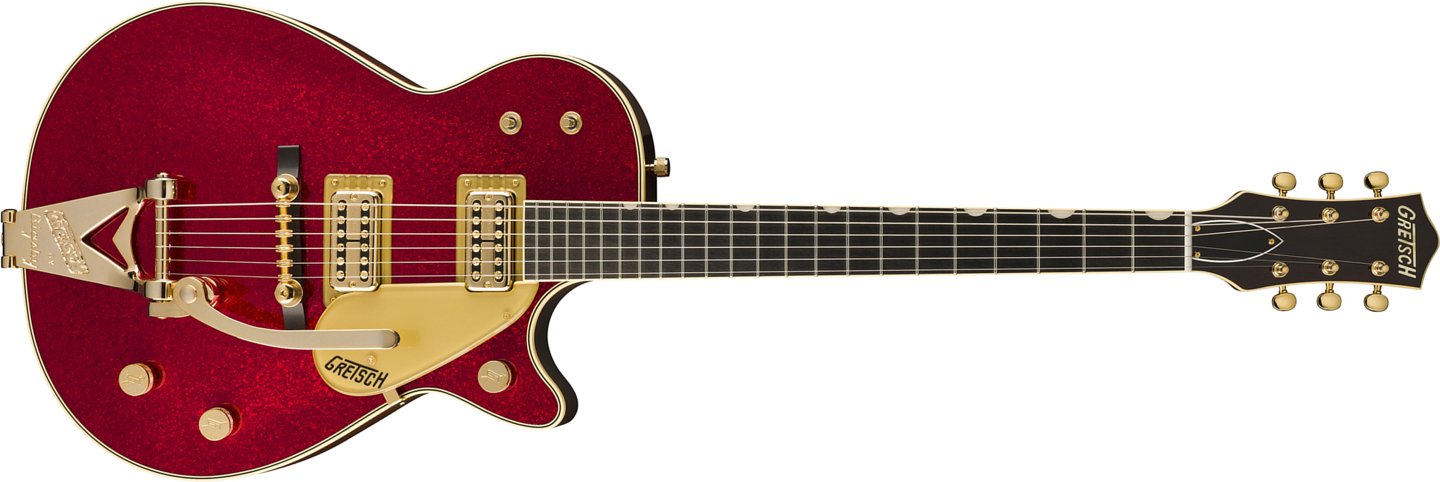 Gretsch G6129tg-59vs Pro Jap Ltd 2h Trem Eb - Red Sparkle - Single cut gitaar - Main picture
