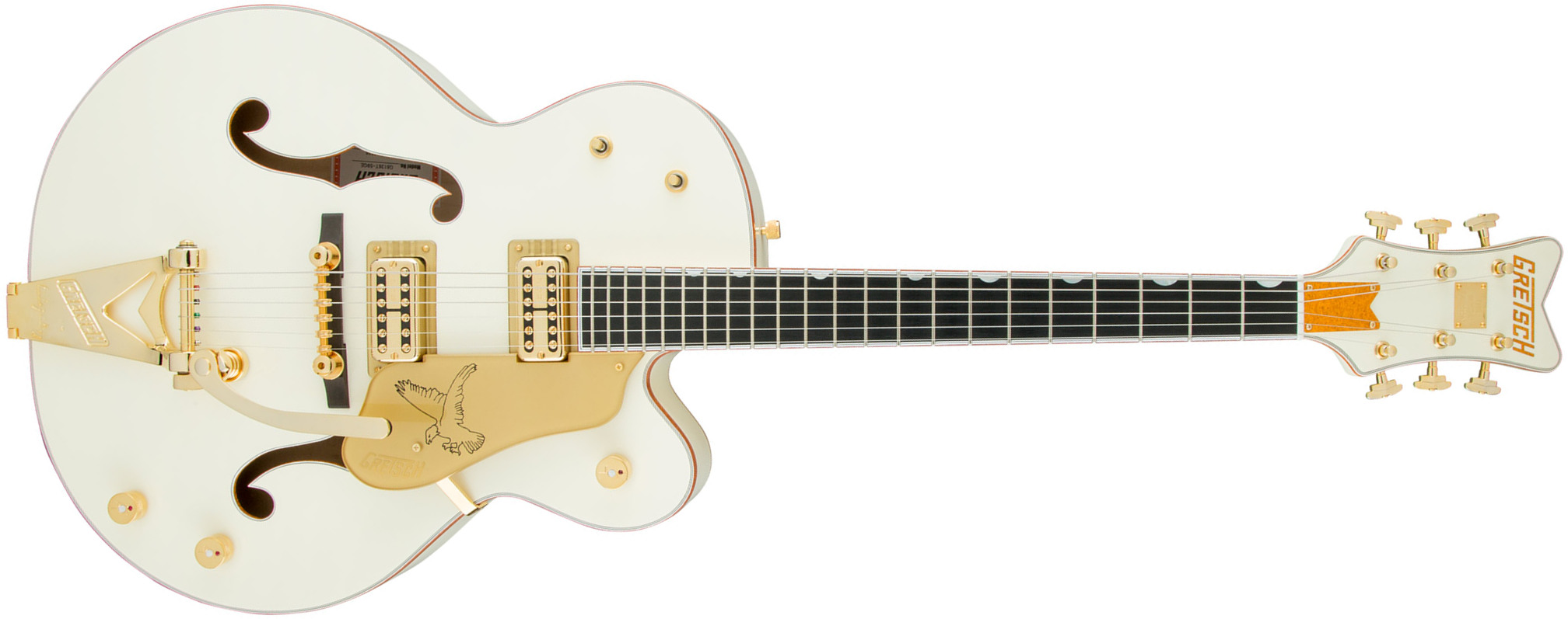 Gretsch G6136t-59 Falcon Vintage Select Edition Hollow Body Pro Jap  2h Tv Jones Trem Eb - Vintage White - Hollow bodytock elektrische gitaar - Main p