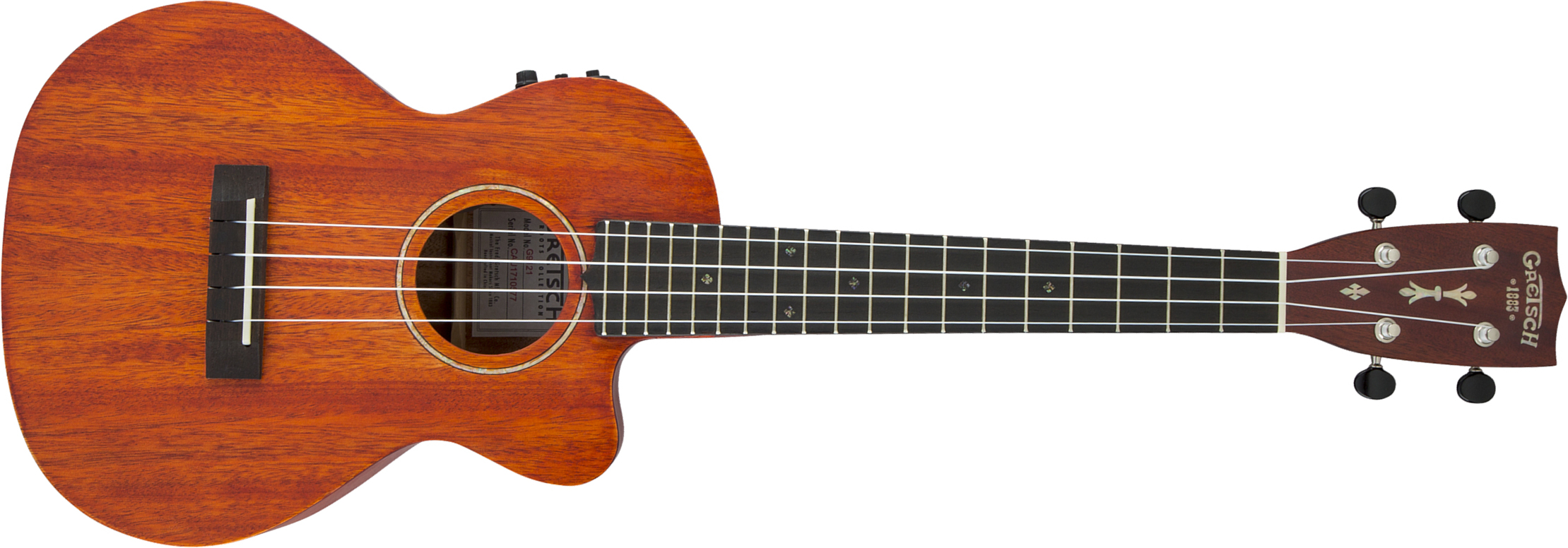 Gretsch G9121 Ace Tenor Cw Tout Acajou Ova +housse - Honey Mahogany Stain - Ukulele - Main picture