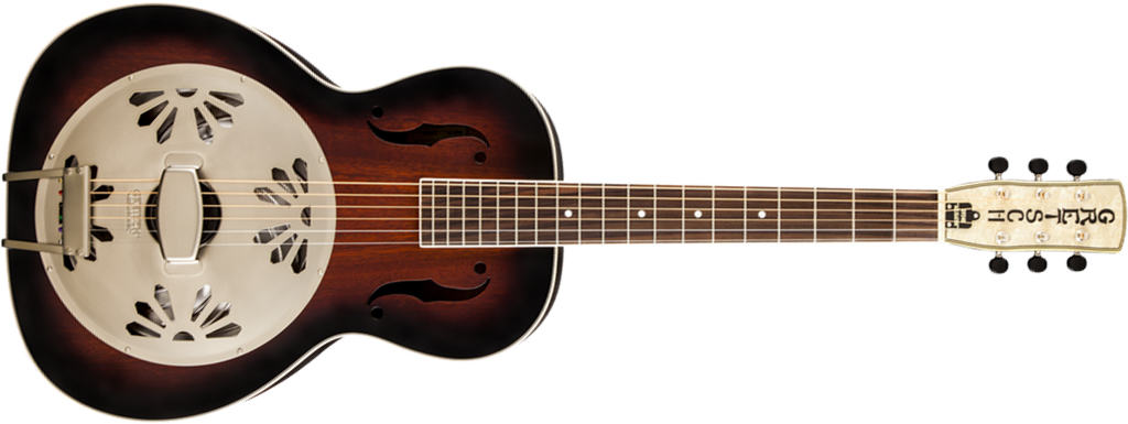 Gretsch G9240 Alligator Biscuit Round-neck Resonator Rw - 2-color Sunburst - Dobro resonatorgitaar - Main picture