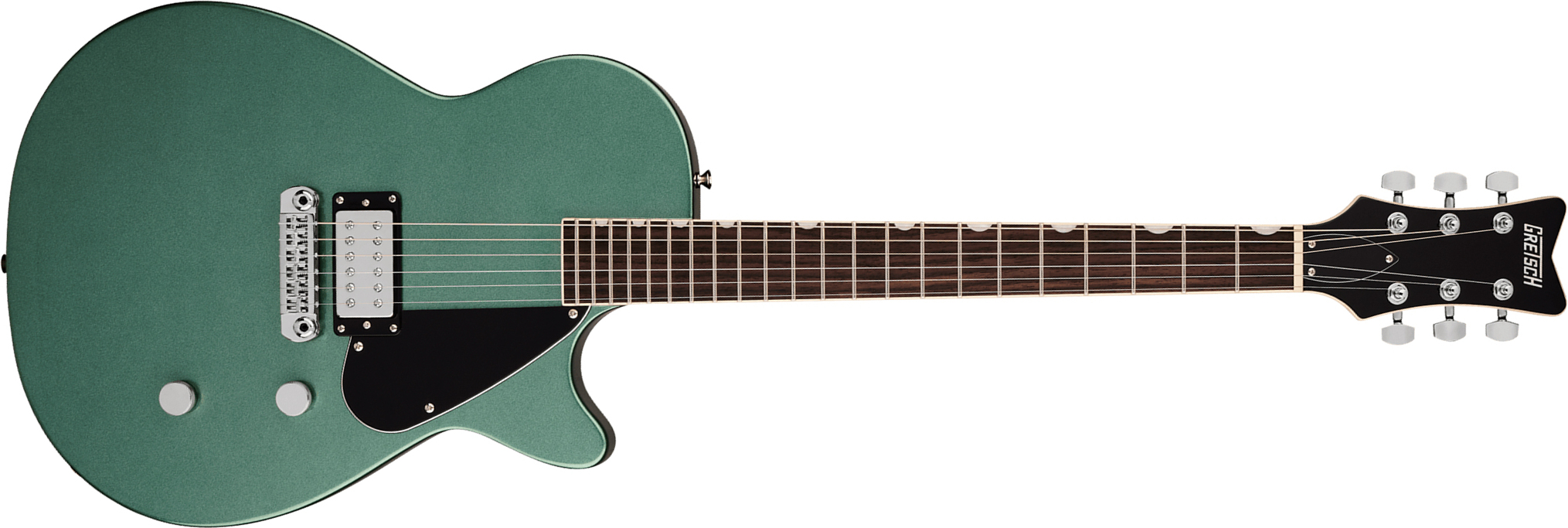 Gretsch Jet Club 1-pickup Electromatic 1h Ht Rw - Steel Olive - Single cut gitaar - Main picture