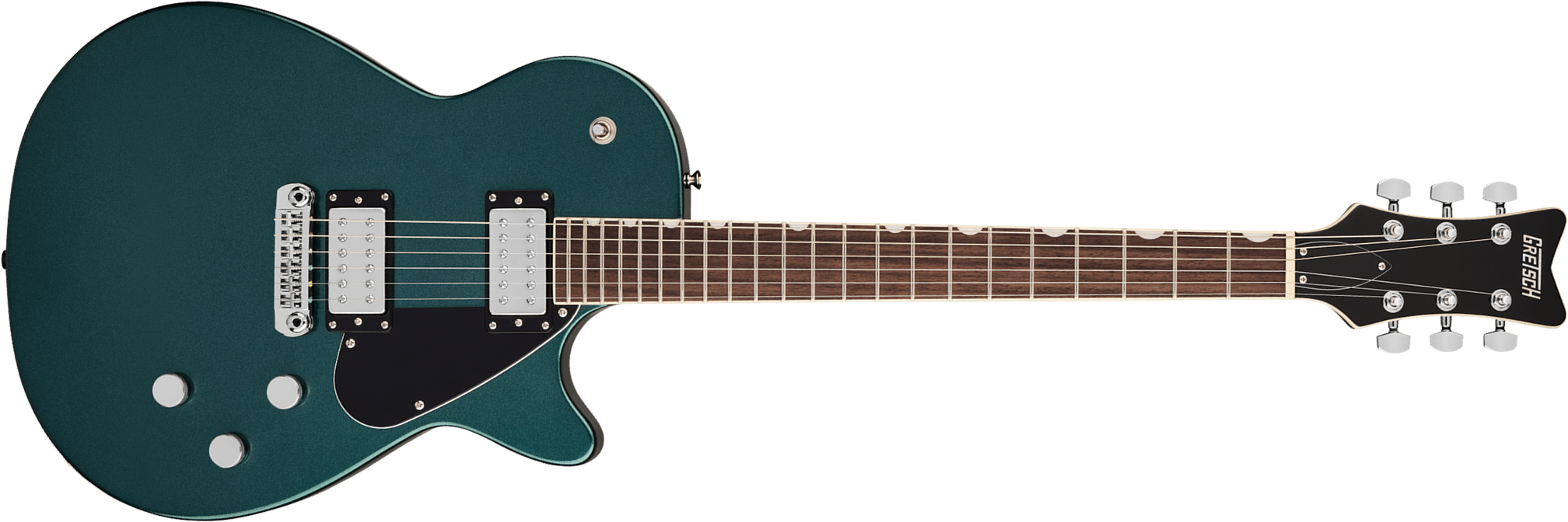 Gretsch Jet Club Electromatic 2h Ht Rw - Druid Green - Single cut gitaar - Main picture
