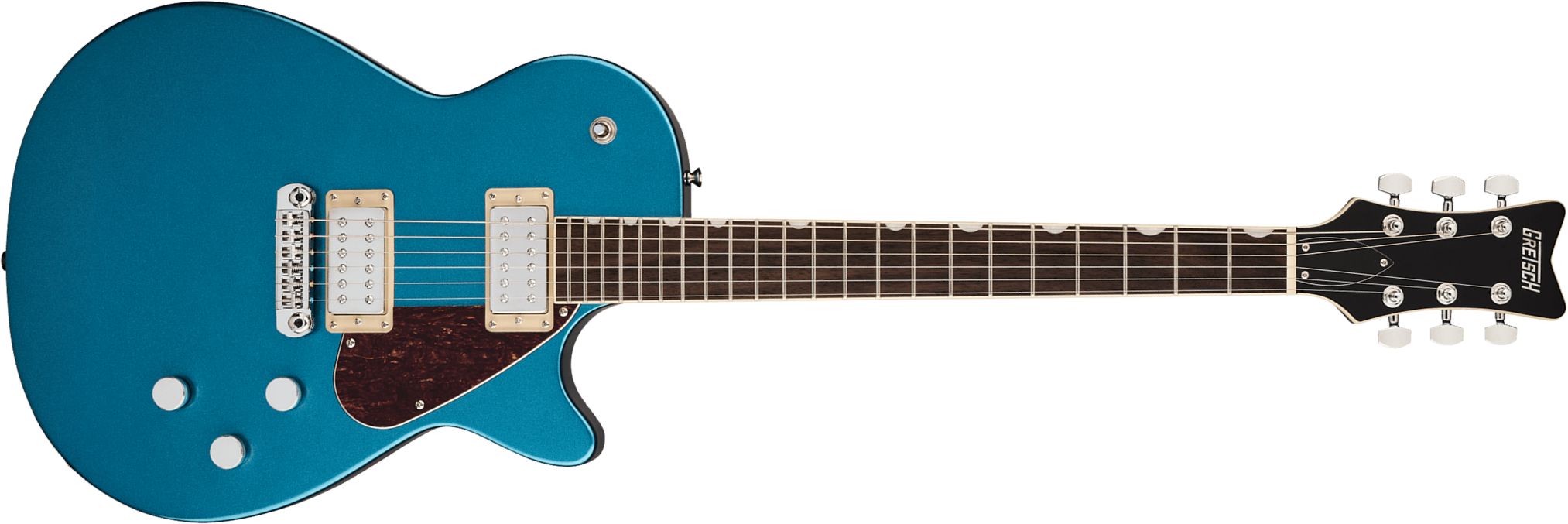 Gretsch Jet Club Electromatic 2h Ht Rw - Riviera Blue - Single cut gitaar - Main picture