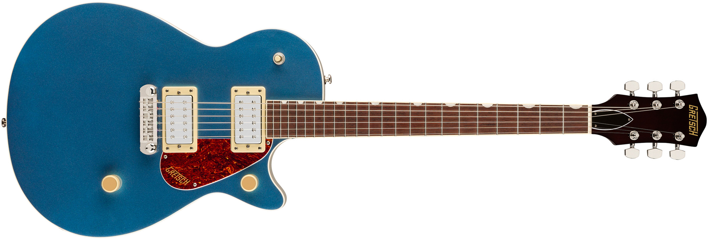 Gretsch Jet Club Sc Wraparound Streamliner 2h Ht Lau - Dark Denim - Enkel gesneden elektrische gitaar - Main picture