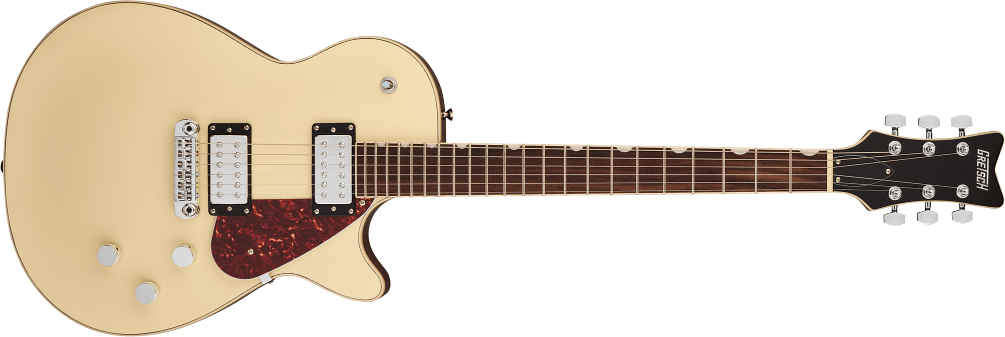 Gretsch Jet Electromatic 2h Ht Rw - Vintage White - Single cut gitaar - Main picture