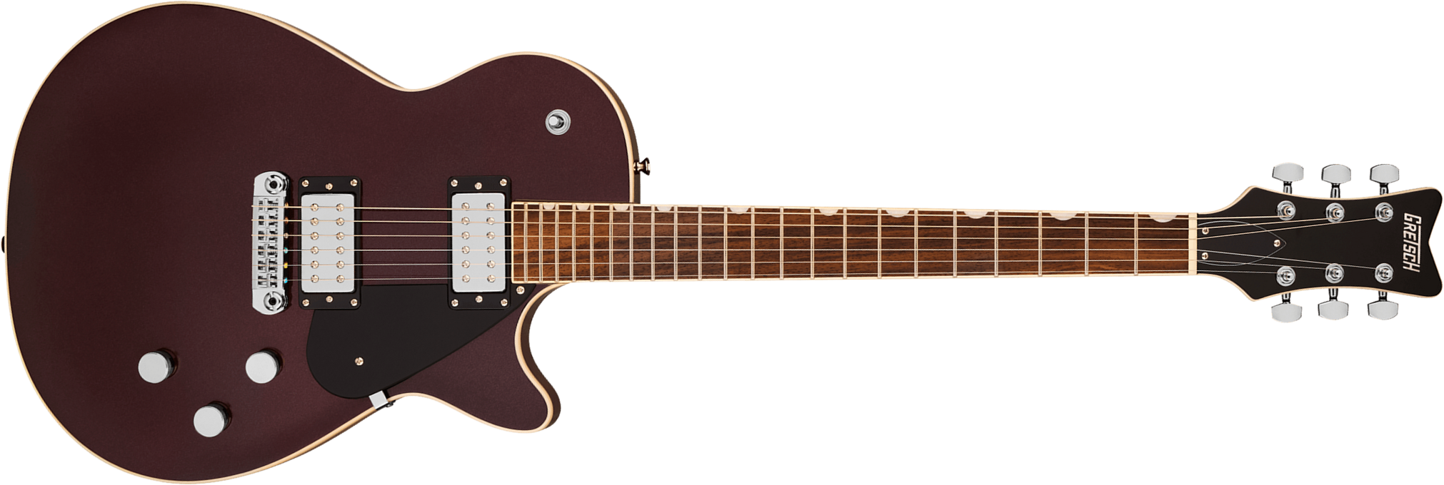 Gretsch Jet Electromatic 2h Ht Rw - Dark Cherry Metallic - Single cut gitaar - Main picture
