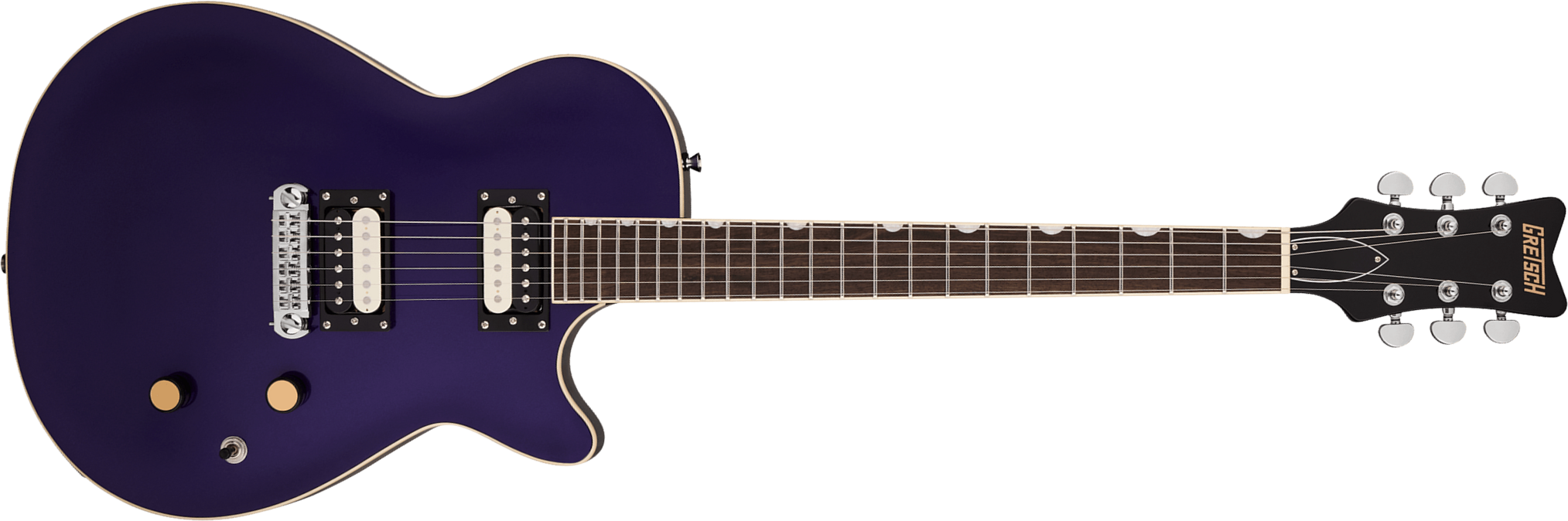 Gretsch Jet Streamliner 2h Ht Lau - Nightshade Purple - Single cut gitaar - Main picture