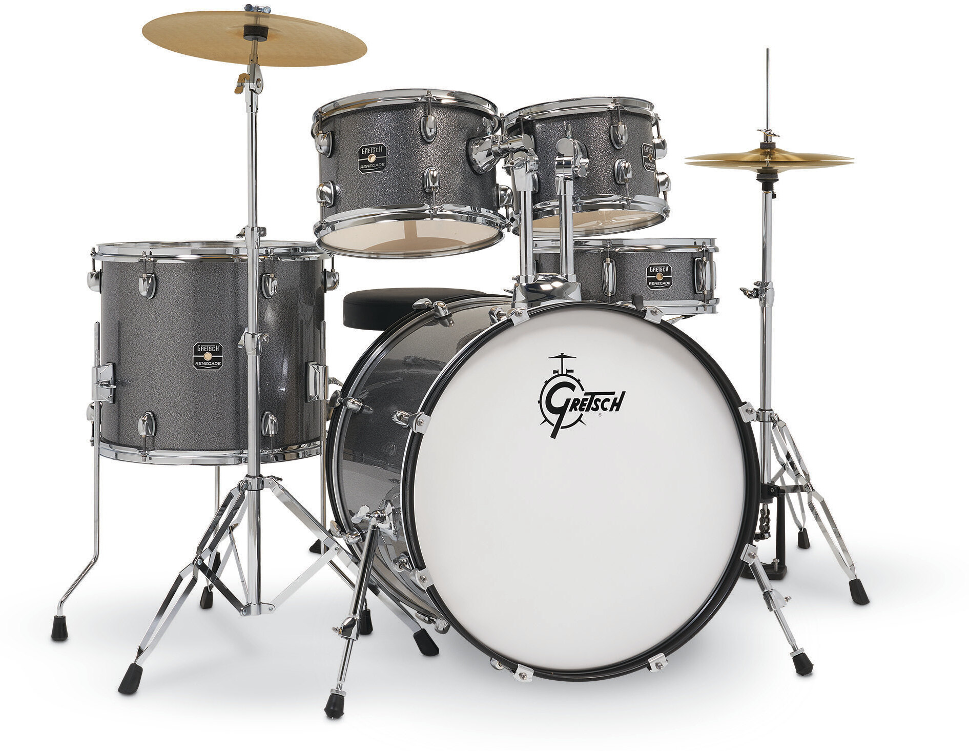 Gretsch Renegade 22'' - 5 FÛts - Grey Sparkle - Rock drumstel - Main picture
