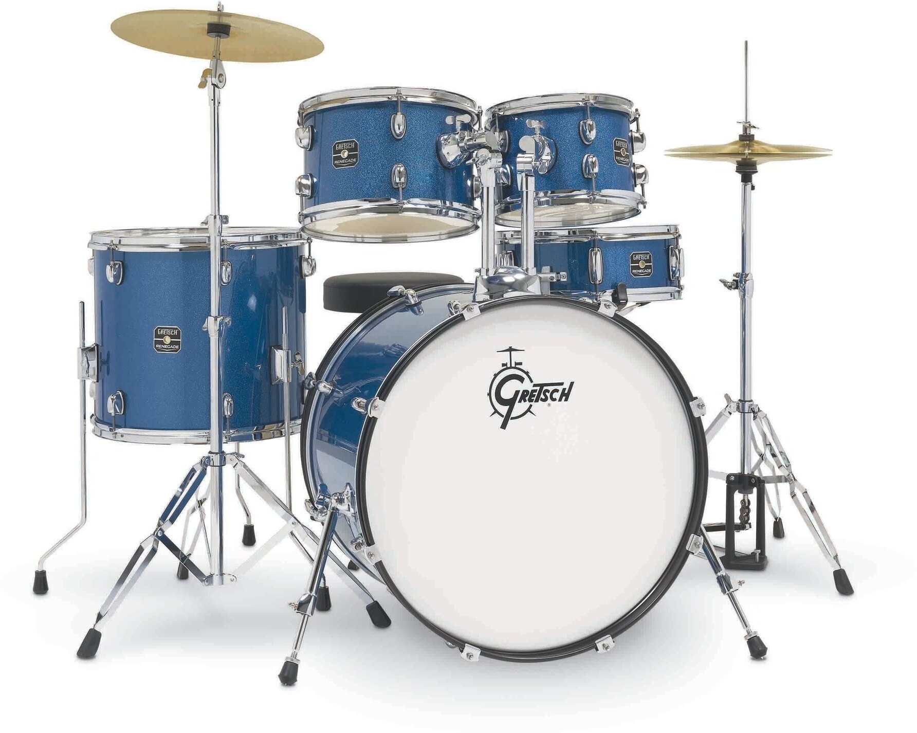 Gretsch Renegade 22'' - 5 FÛts - Blue Sparkle - Rock drumstel - Main picture
