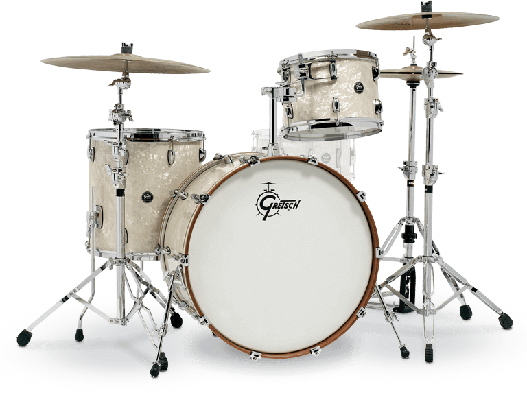 Gretsch Rn2-r643-vp Renown Maple - 3 FÛts - Vintage Pearl - Standaard drumstel - Main picture