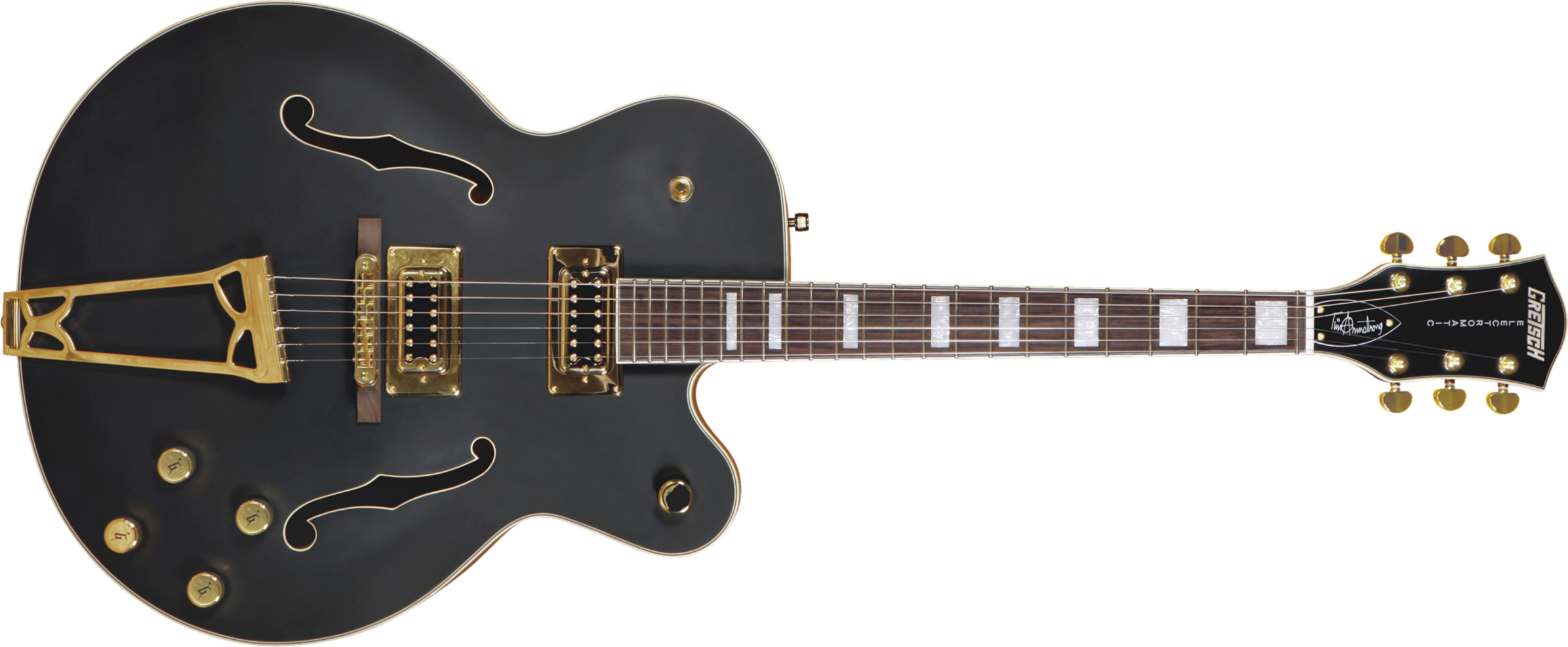 Gretsch Tim Armstrong G5191bk Electromatic Hollow. Black Satin - Hollow bodytock elektrische gitaar - Main picture