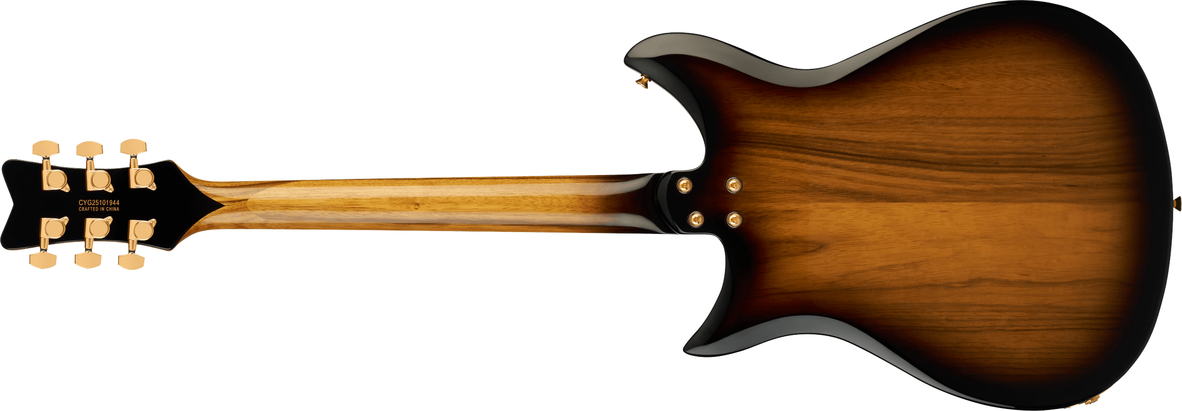 Gretsch Cvt Black Limba Electromatic Ltd Chi 2h Ht Rw - Sunburst - Double cut gitaar - Variation 1