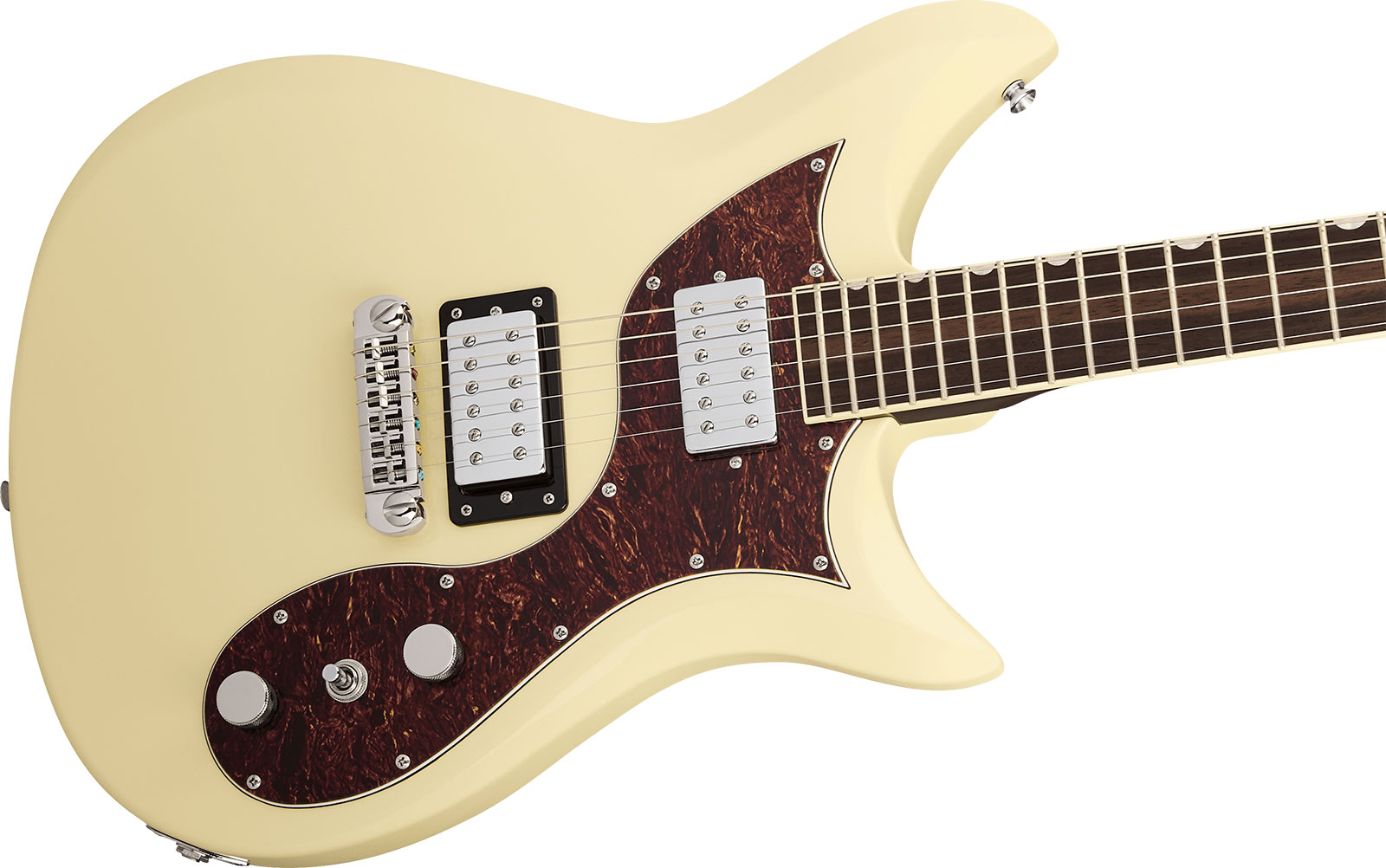 Gretsch Cvt Dc Wraparound Electromatic 2h Ht Lau - Vintage White - Double cut gitaar - Variation 2