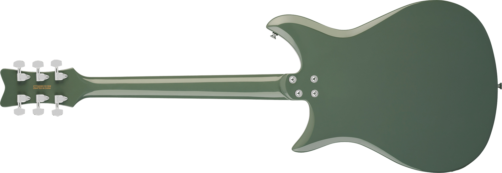 Gretsch Cvt Streamliner 2h Ht Lau - Olive Drab - Double cut gitaar - Variation 1