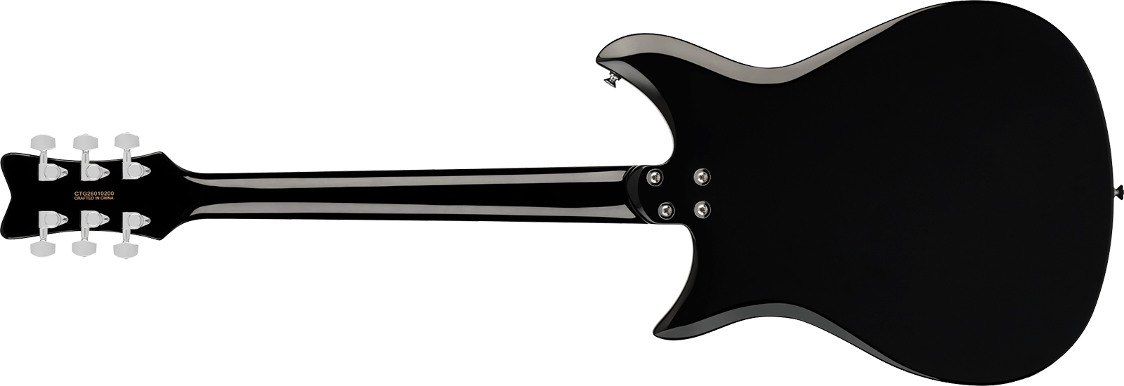 Gretsch Cvt Streamliner 2h Ht Lau - Jet Black - Double cut gitaar - Variation 1