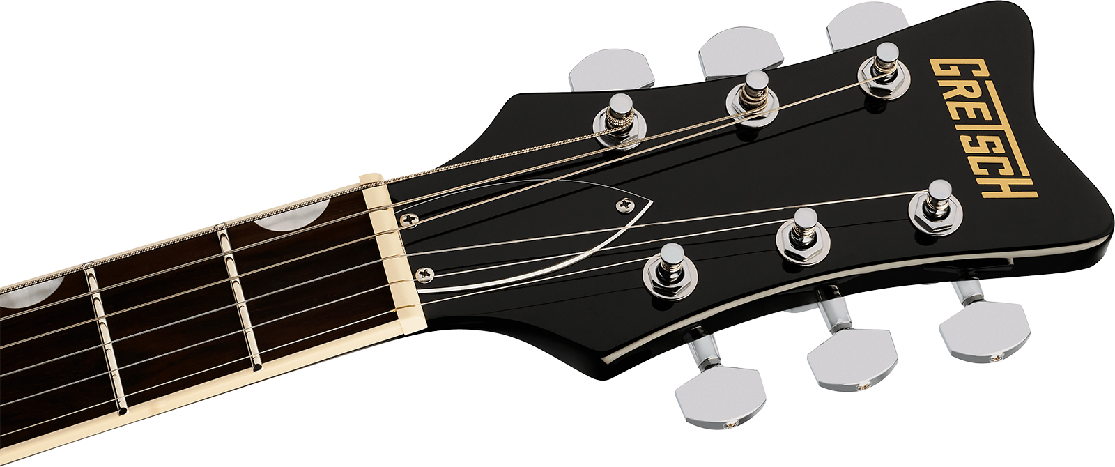Gretsch Cvt Streamliner 2h Ht Lau - Jet Black - Double cut gitaar - Variation 3