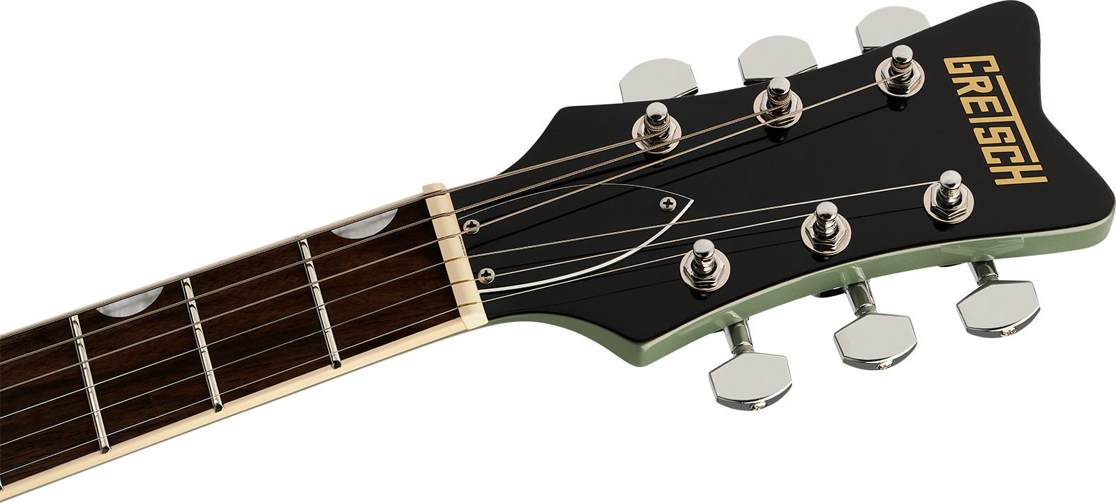Gretsch Cvt Streamliner 2h Ht Lau - Olive Drab - Double cut gitaar - Variation 4