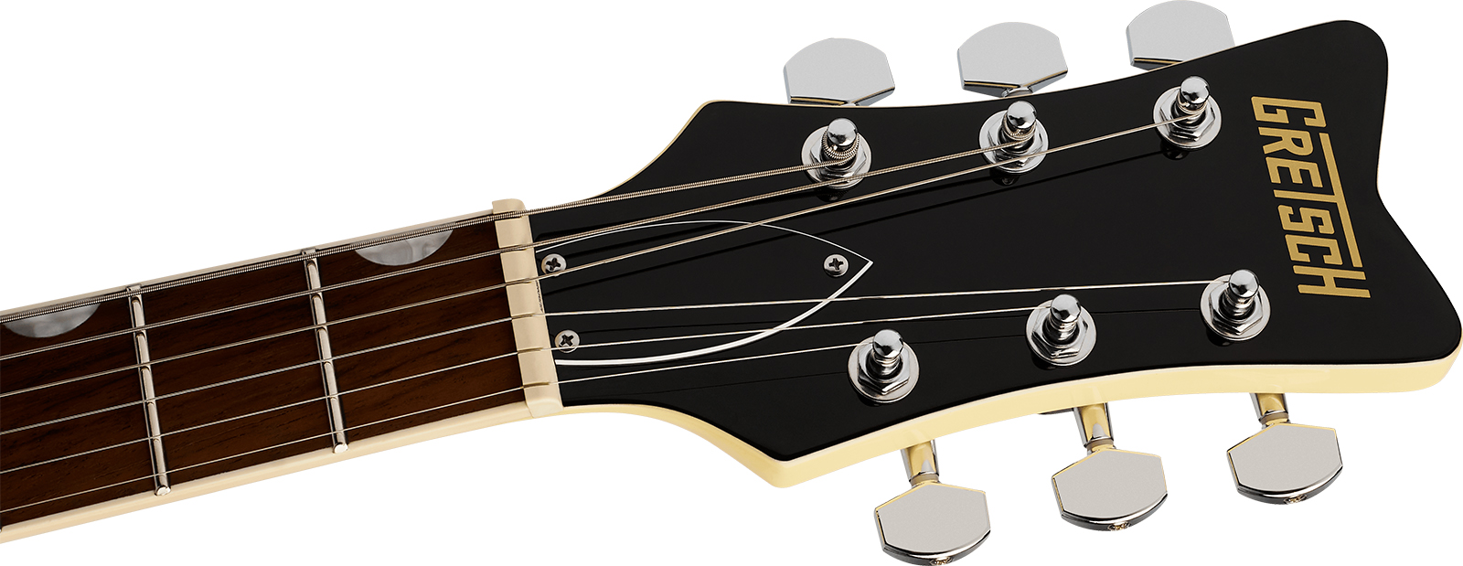Gretsch Cvtstreamliner 2h Ht Lau - Aged White - Double cut gitaar - Variation 3