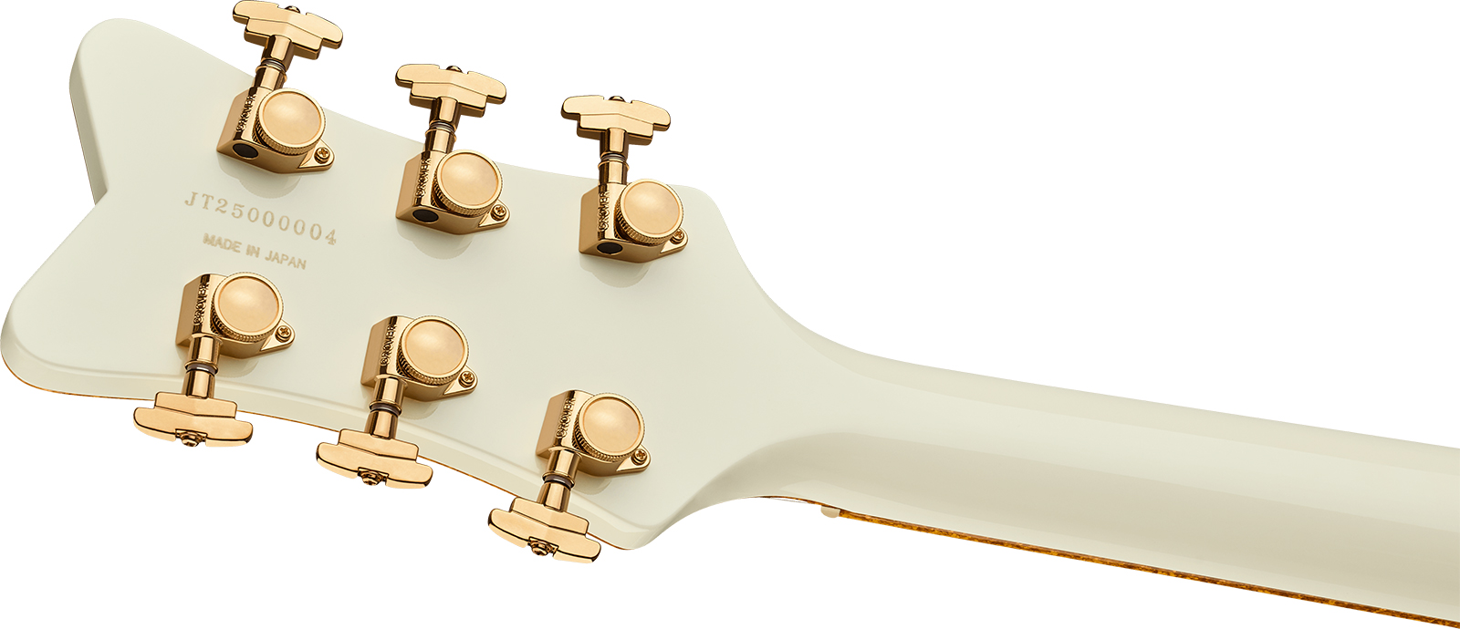 Gretsch Falcon Center Block Dc Bigsby Pro Jap Ltd 2h Trem Eb - Vintage White - Semi hollow elektriche gitaar - Variation 3