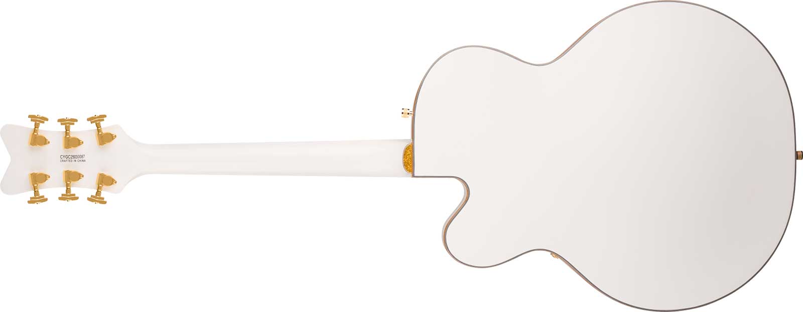 Gretsch Falcon Hollowbody Sc Bigsby Synchromatic 2h Trem Eb - Snowcrest White - Semi hollow elektriche gitaar - Variation 1