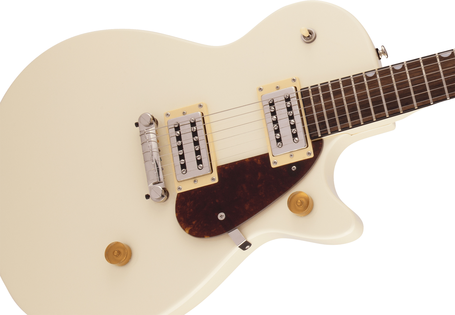 Gretsch G2210 Streamliner Junior Jet Club Hh Ht Lau - Vintage White - Enkel gesneden elektrische gitaar - Variation 2