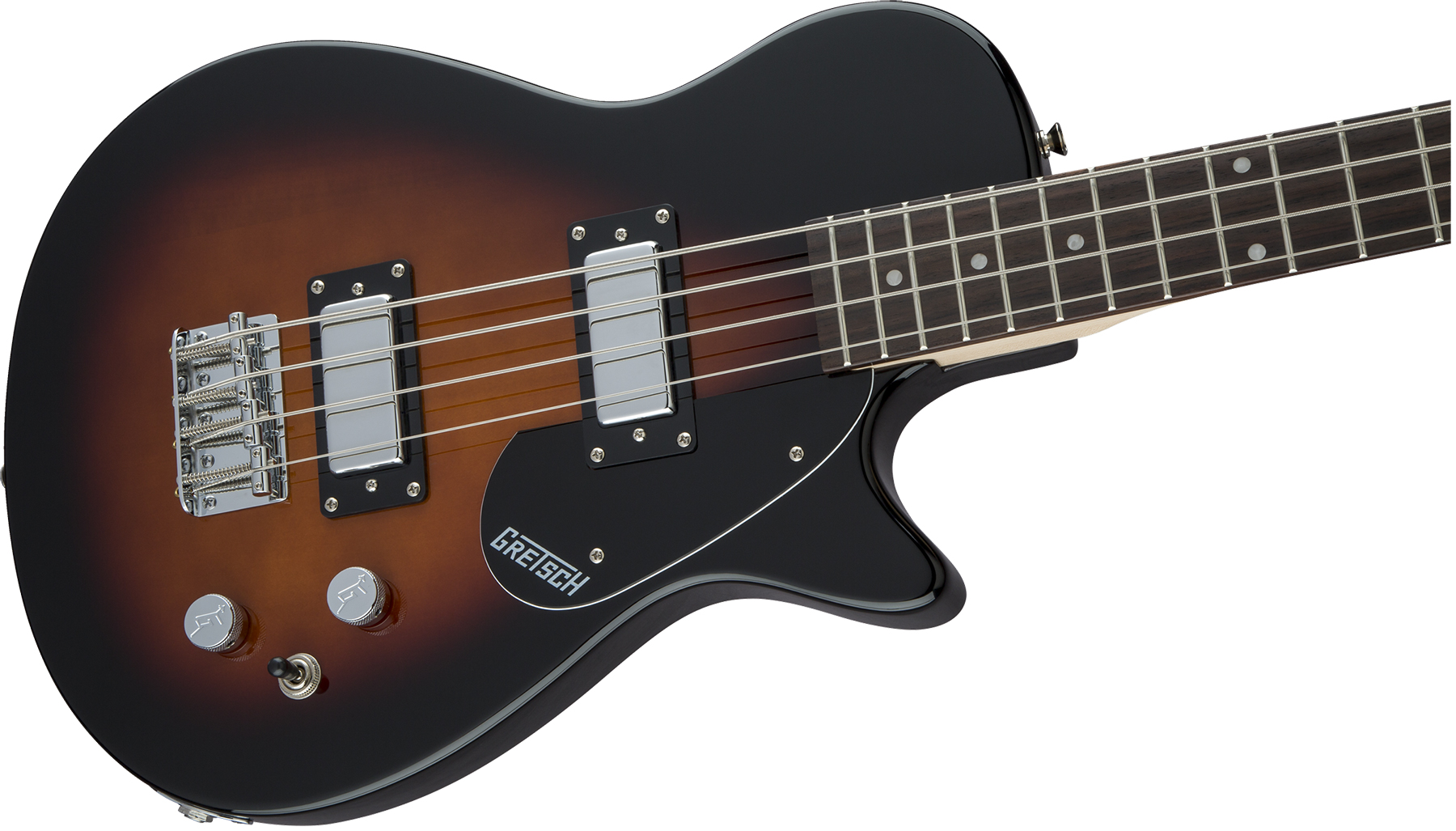 Gretsch G2220 Electromatic Junior Jet Bass Ii Short-scale 2019 Hh Wal - Tobacco Sunburst - Short scale elektrische bas - Variation 2