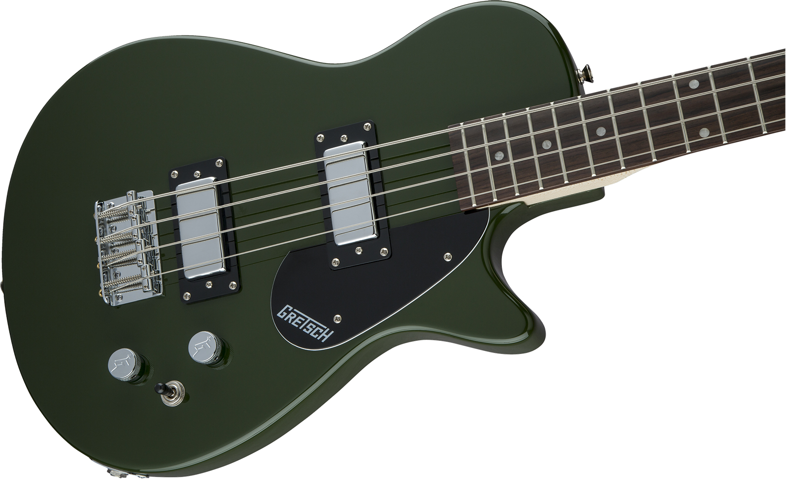 Gretsch G2220 Junior Jet Bass Ii Short Scale Electromatic Wal - Torino Green - Short scale elektrische bas - Variation 2