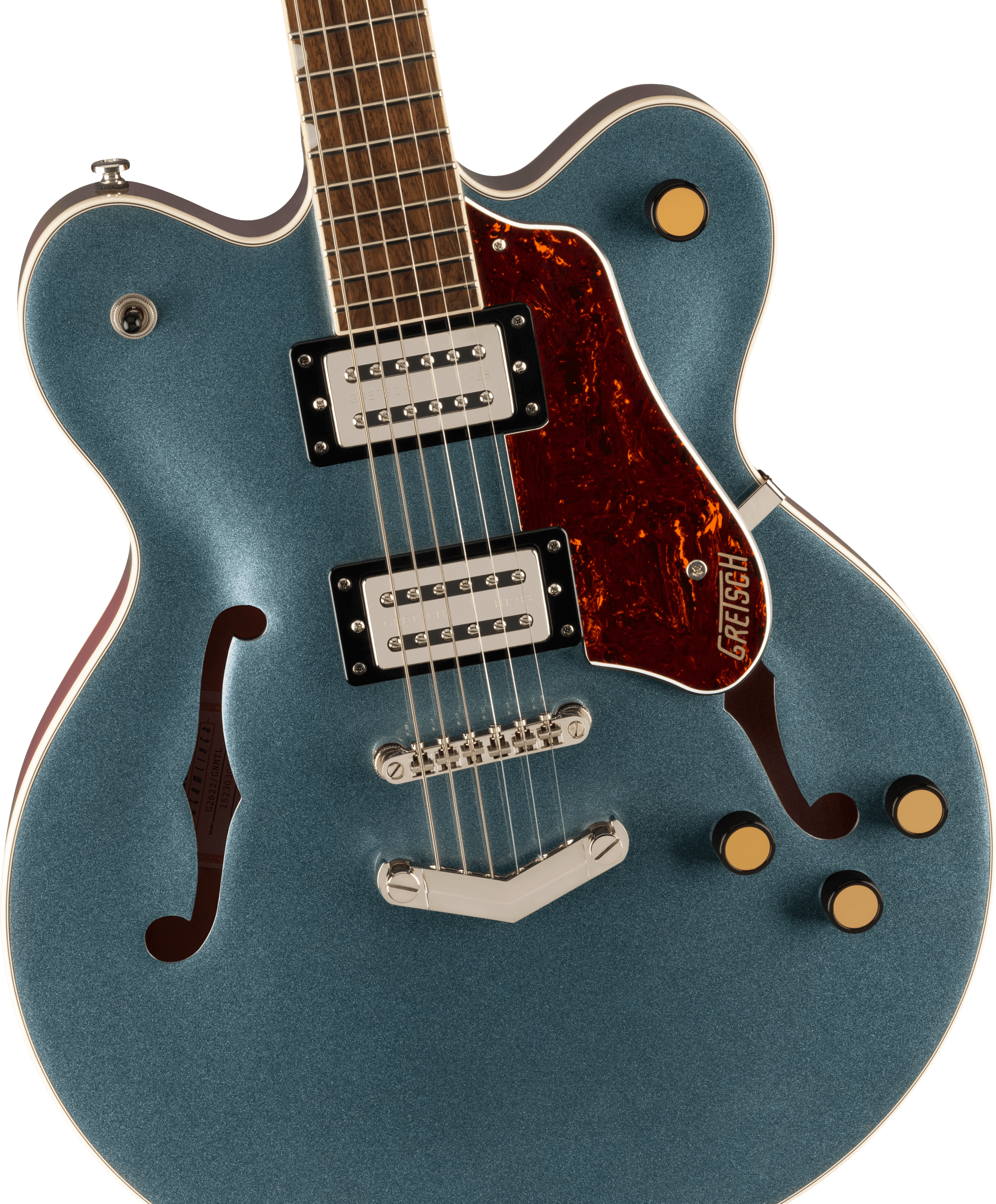 Gretsch G2622 Streamliner Center Block Dc V-stoptail 2h Ht Lau - Gunmetal - Guitarra eléctrica de doble corte. - Variation 2