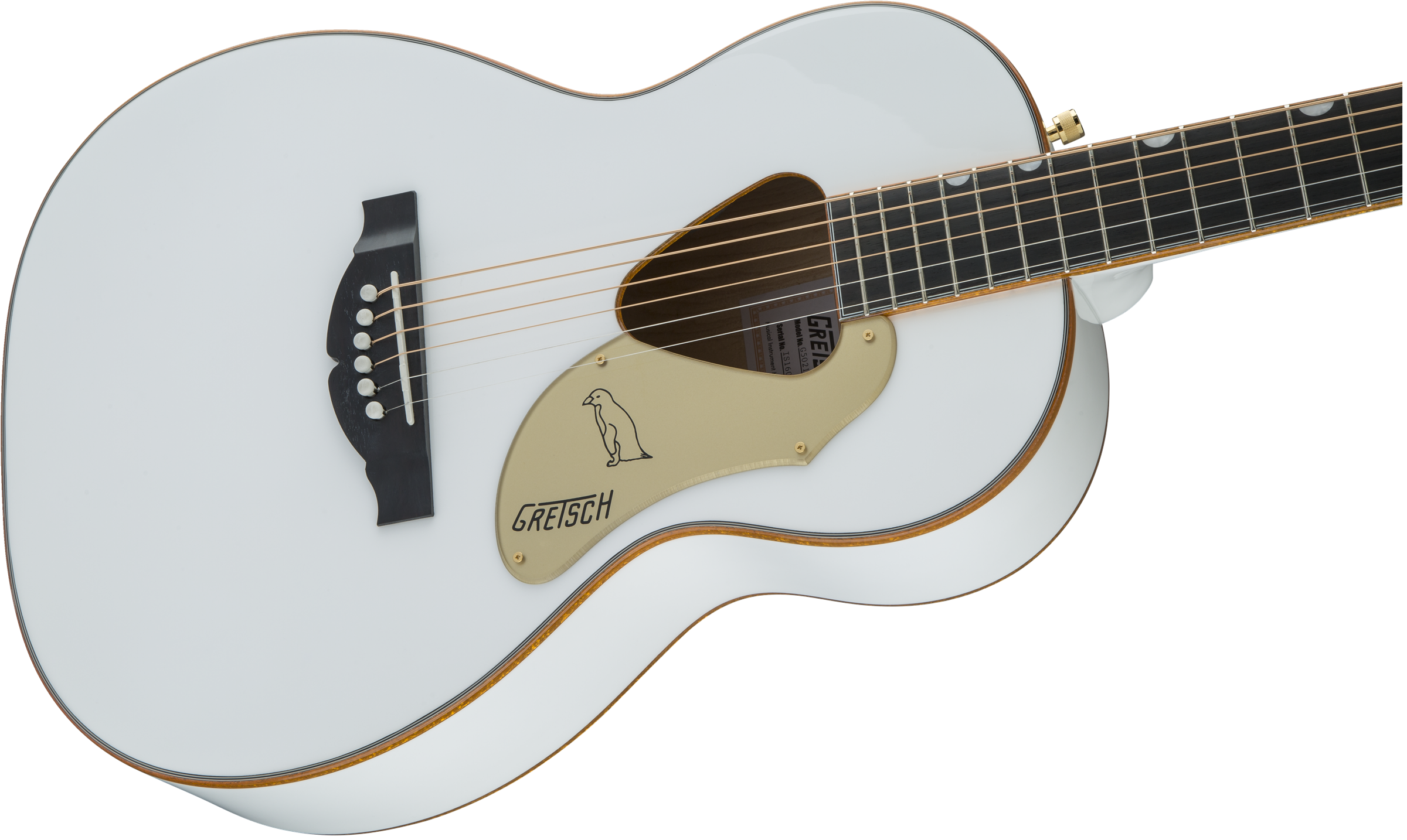 Gretsch G5021wpe Rancher Penguin Parlor Epicea Erable Lau - White - Elektro-akoestische gitaar - Variation 3