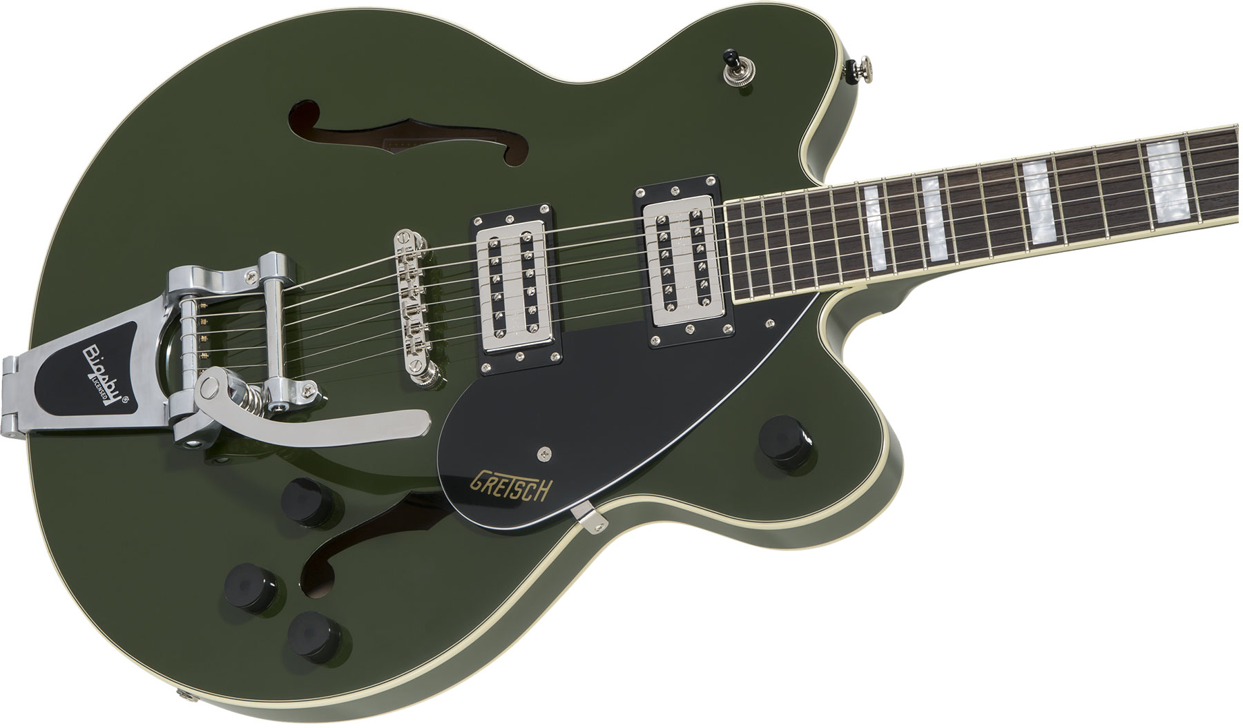 Gretsch G2622t Streamliner Center Block Dc Bigsby Hh Trem Lau - Torino Green - Semi hollow elektriche gitaar - Variation 2