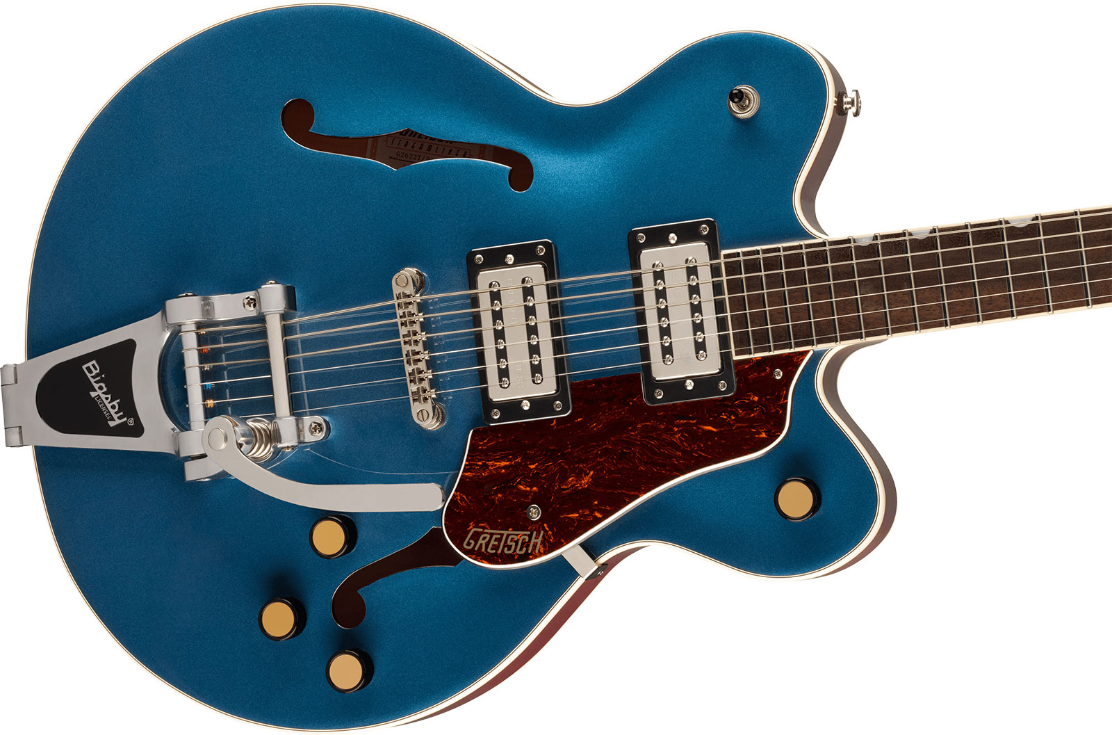 Gretsch G2622t Streamliner Center Block Dc Bigsby 2h Trem Lau - Dark Denim - Semi hollow elektriche gitaar - Variation 2