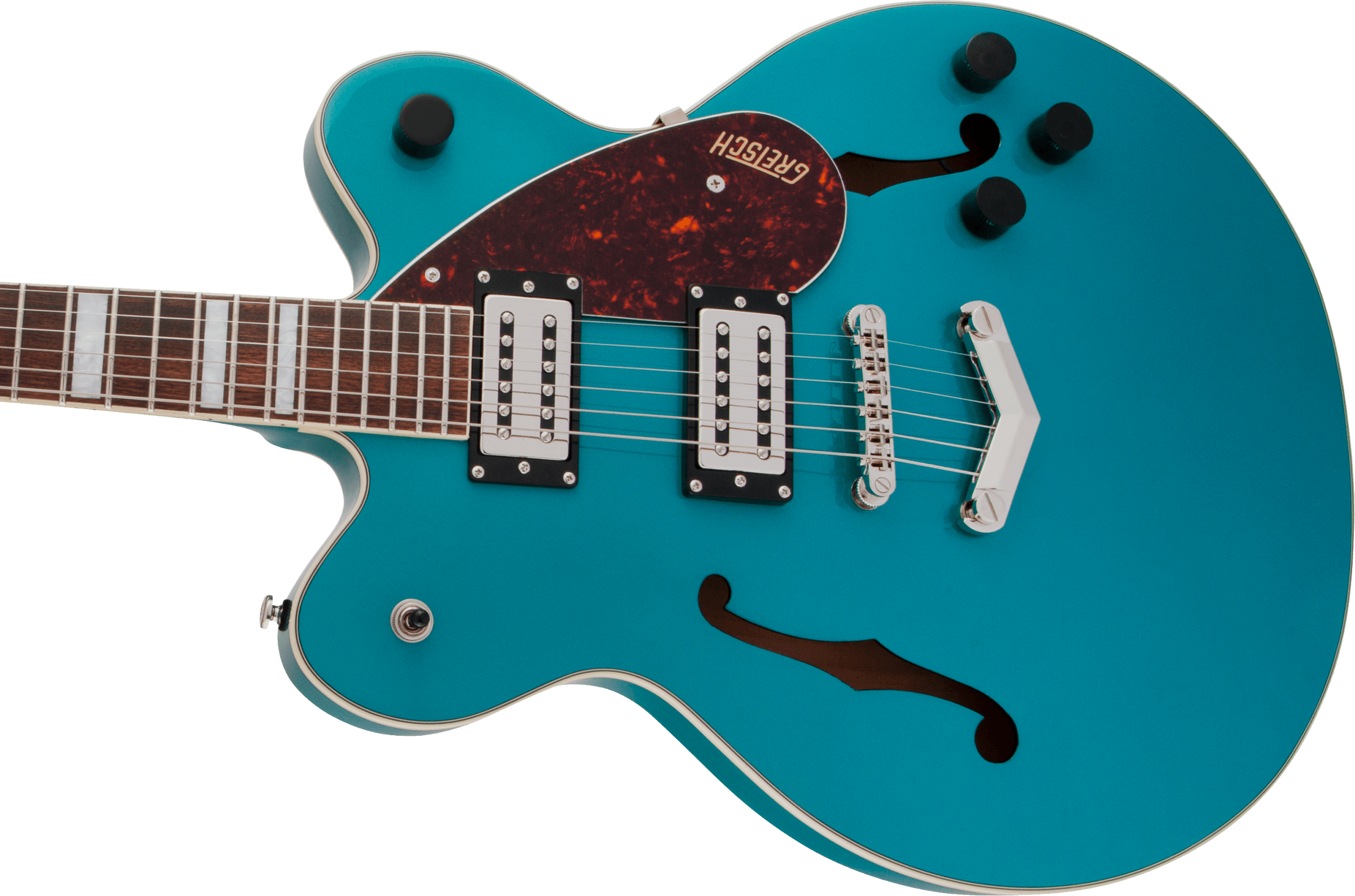 Gretsch G2622t Streamliner Center Block Jr Bigsby Hh Trem Lau - Ocean Turquoise - Semi hollow elektriche gitaar - Variation 3