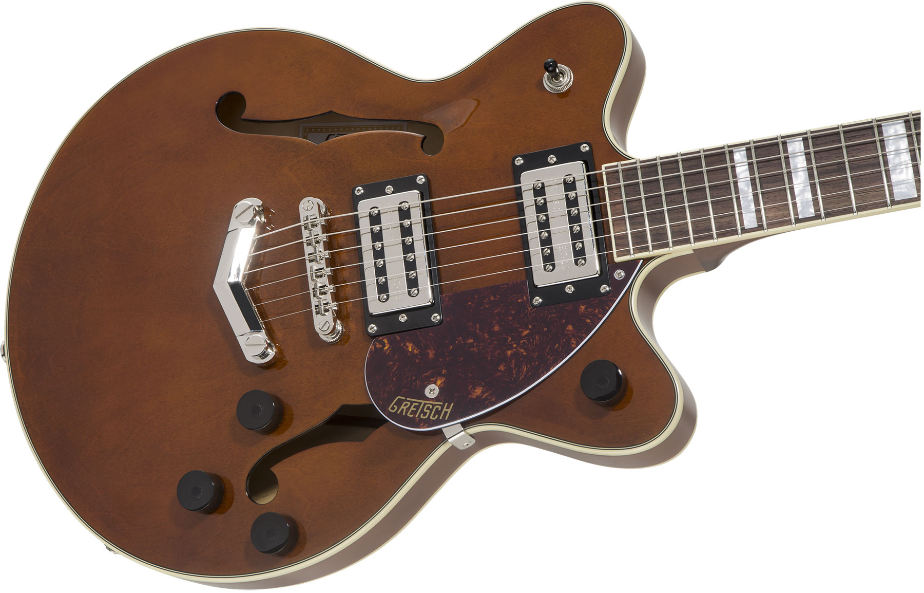 Gretsch G2655 Streamliner Center Block Jr Stoptail Hh Ht Lau - Single Barrel Stain - Semi hollow elektriche gitaar - Variation 1