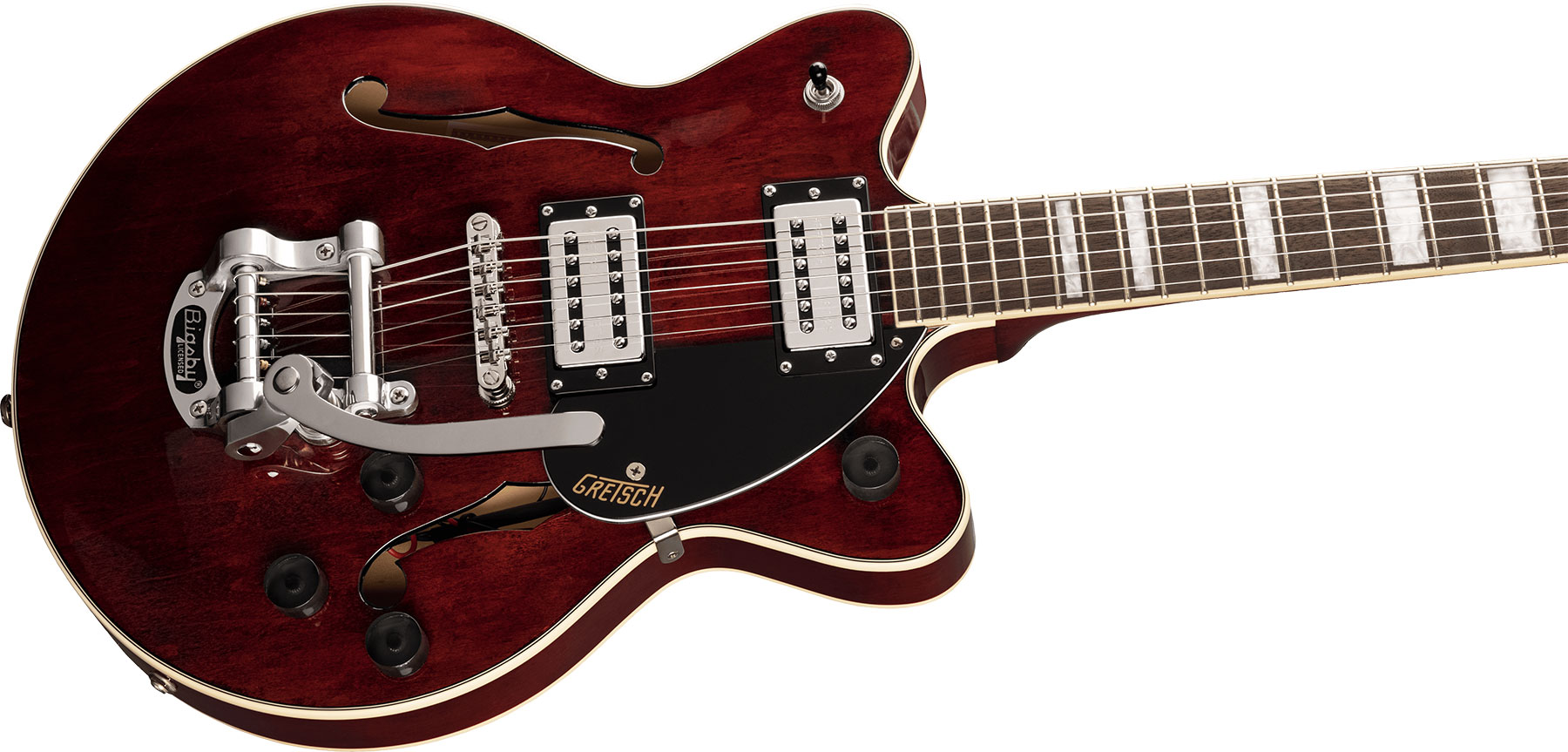 Gretsch G2655t Streamliner Center Block Jr Dc Bigsby Hh Trem Lau - Walnut Stain - Guitarra eléctrica de doble corte. - Variation 2