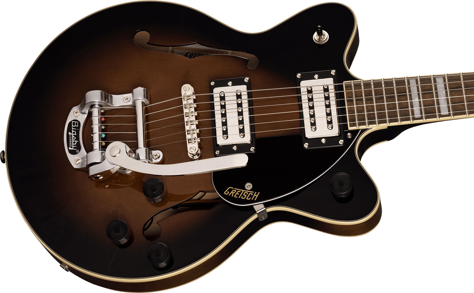 Gretsch G2655t Streamliner Center Block Jr Dc Bigsby Hh Trem Lau - Brownstone Maple - Guitarra eléctrica de doble corte. - Variation 2