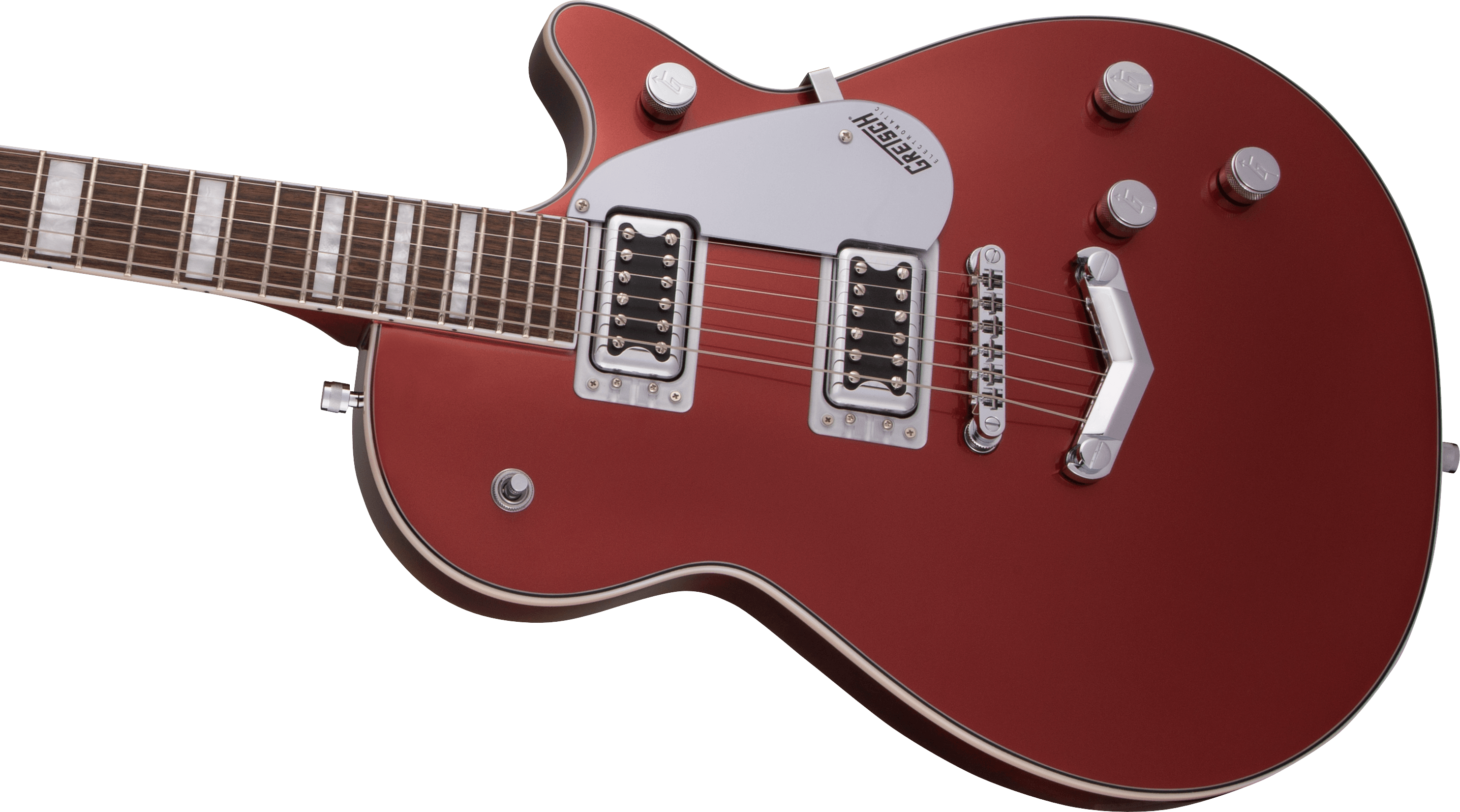 Gretsch G5220 Electromatic Jet Bt V-stoptail Hh Ht Lau - Firestick Red - Enkel gesneden elektrische gitaar - Variation 3