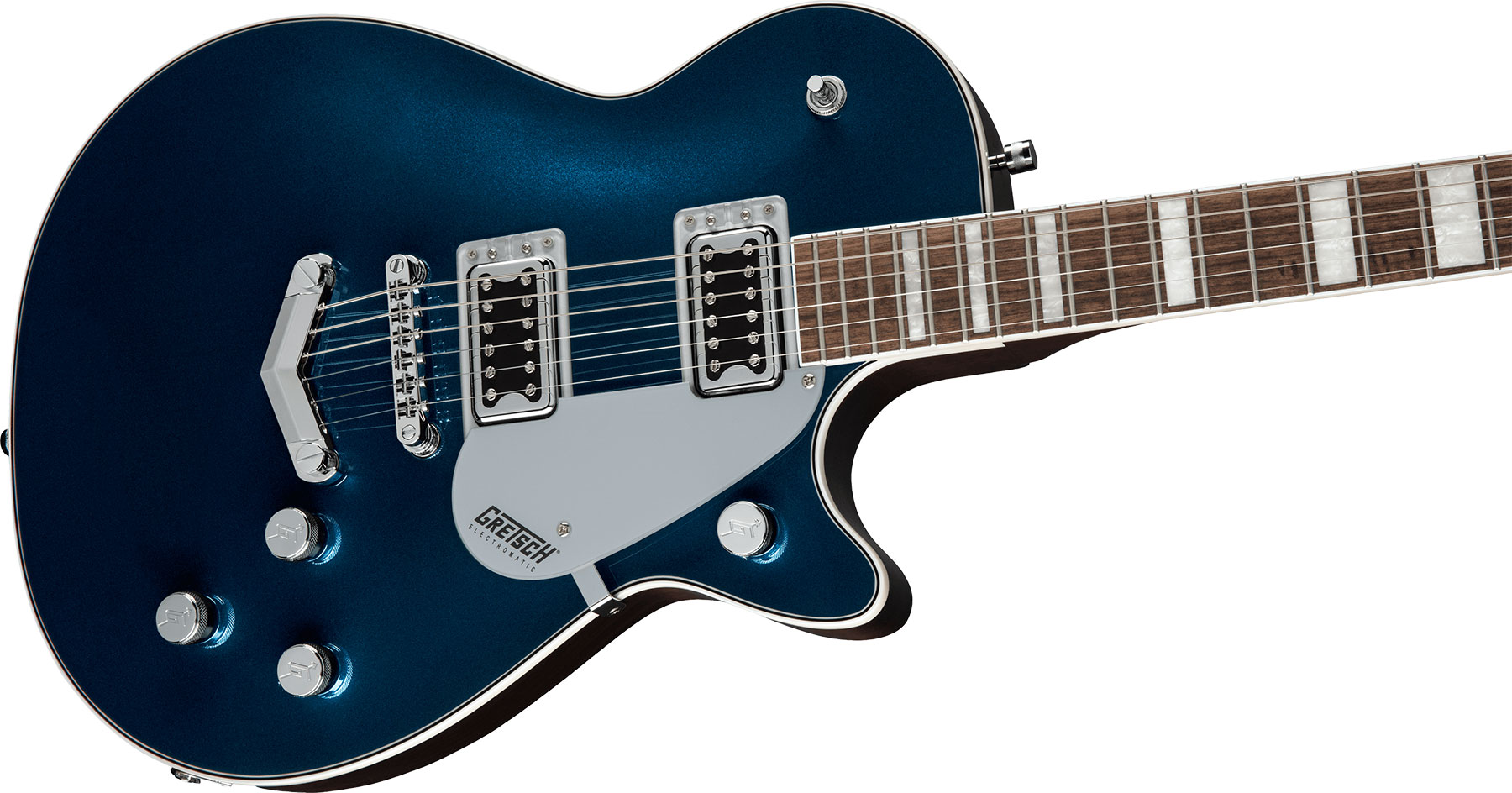 Gretsch G5220 Jet Bt Singlecut Vstoptail Electromatic Hh Ht Lau - Midnight Sapphire - Enkel gesneden elektrische gitaar - Variation 2