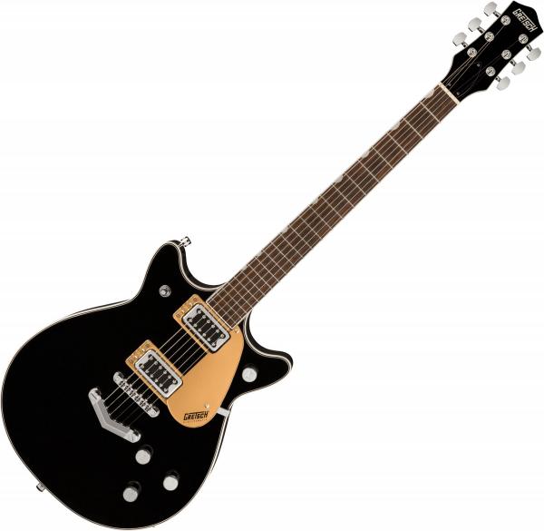Solid body elektrische gitaar Gretsch G5222 Electromatic Double Jet BT with V-Stoptail - black