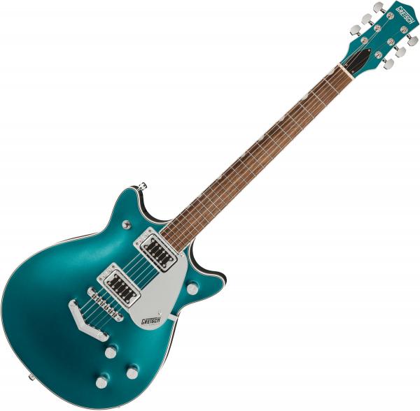 Solid body elektrische gitaar Gretsch G5222 Electromatic Double Jet BT with V-Stoptail - ocean turquoise