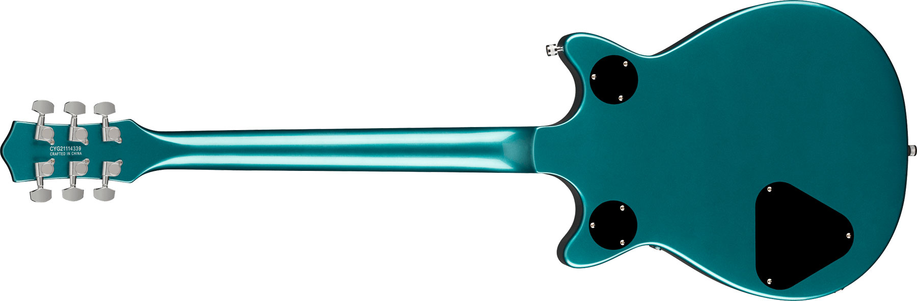 Gretsch G5222 Electromatic Double Jet Bt V-stoptail Hh Ht Lau - Ocean Turquoise - Guitarra eléctrica de doble corte. - Variation 1