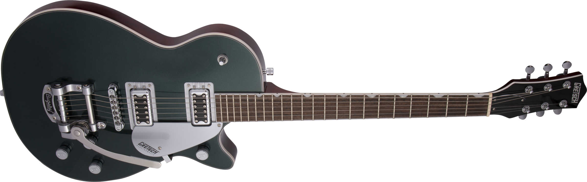 Gretsch G5230t Electromatic Jet Ft Single-cut Bigsby 2h Trem Lau - Cadillac Green - Enkel gesneden elektrische gitaar - Variation 2