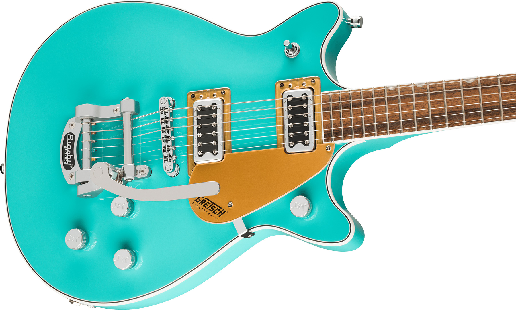 Gretsch G5232t Bigsby Electromatic Double Jet Ft 2h Trem Lau - Caicos Green - Guitarra eléctrica de doble corte. - Variation 2